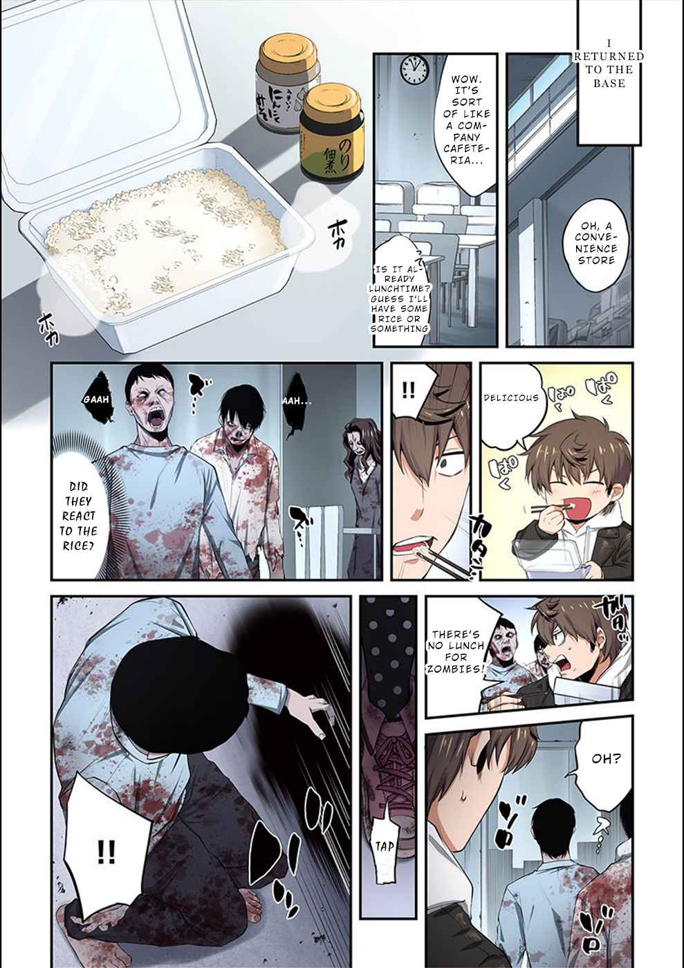 Read Kore Wa Zombie Desu Ka? Chapter 14 : Welcome Talk Is Exchanged Over  Drinks on Mangakakalot