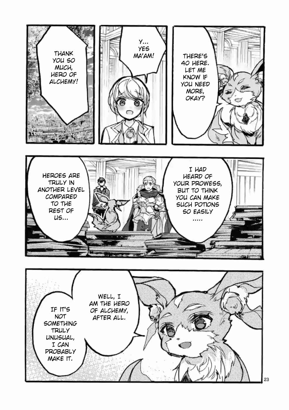 I went from the strongest job, <Dragon Knight>, to a beginner level job, <Carrier>, yet for some reason the Heroes rely on me Chapter 29-eng-li - Page 22