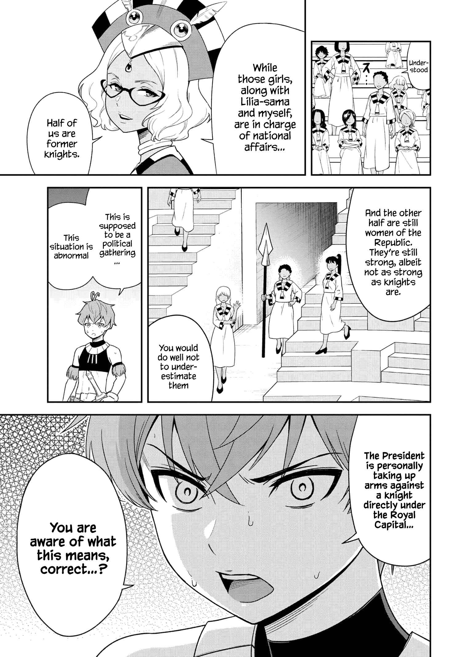 My Elite Senior Dame Knight Only Acts Cute to Me Chapter 34.3-eng-li - Page 5