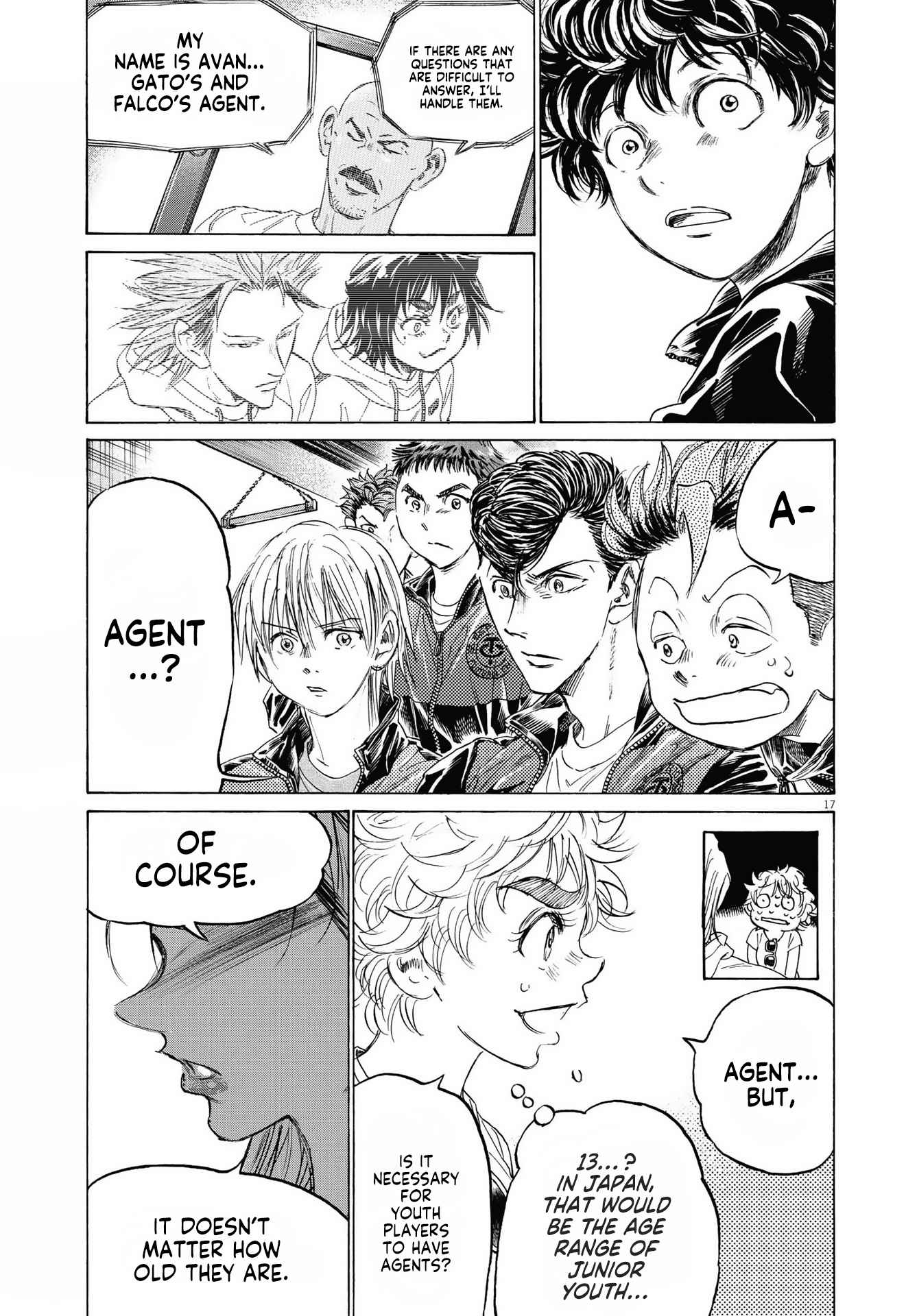 Ao Ashi Chapter 340-eng-li - Page 17