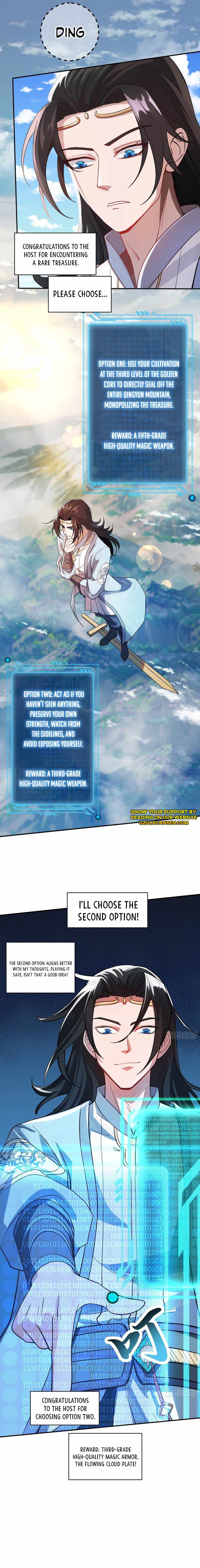 When The System Opens After The Age Of 100 , All Grandchildren Kneel Upon The Mountains! Chapter 5-eng-li - Page 1