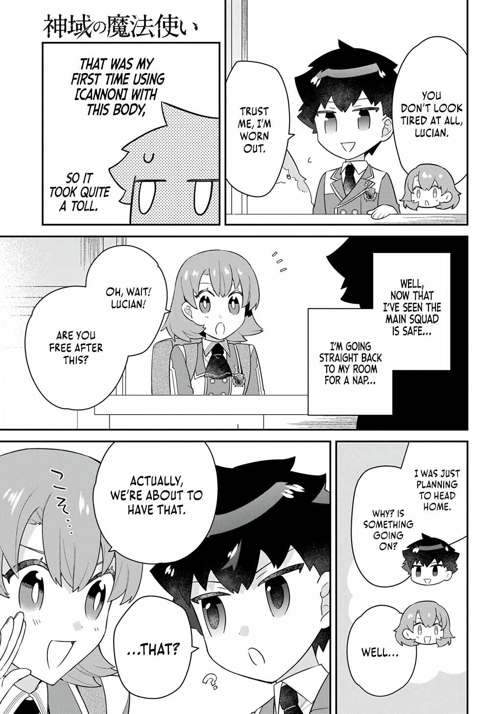 The Divine Mage: The God-Beloved Dropout Enters the Magic Academy Chapter 14-eng-li - Page 3