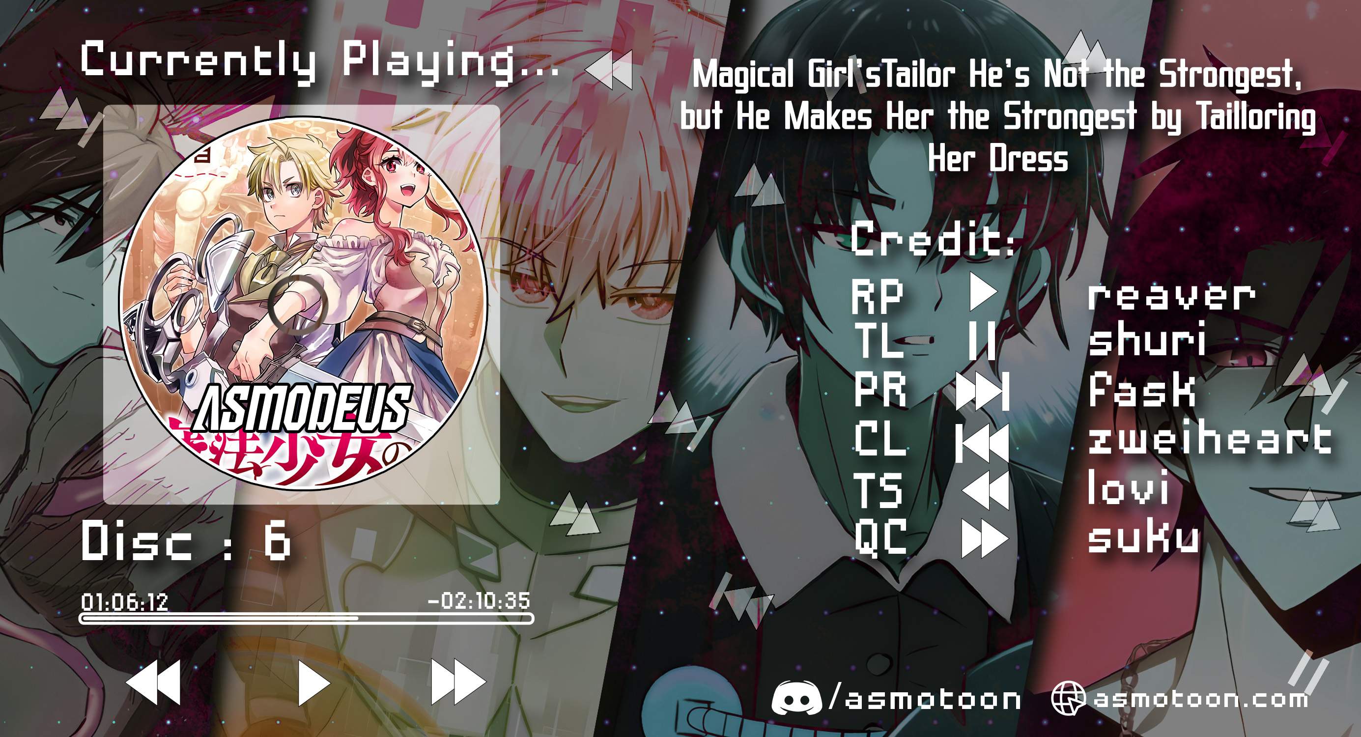 Magical Girl’s Tailor He’s Not the Strongest, but He Makes Her the Strongest by Tailloring Her Dress Chapter 6-eng-li - Page 0