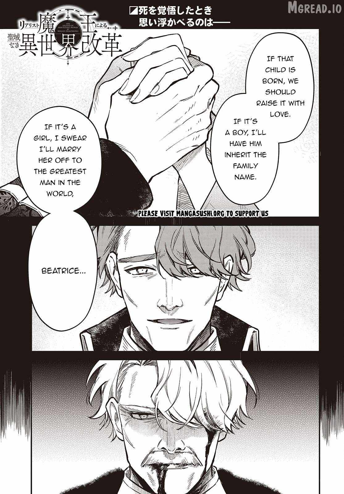 Realist Maou Niyoru Seiiki Naki Isekai Kaikaku Chapter 76-eng-li - Page 1