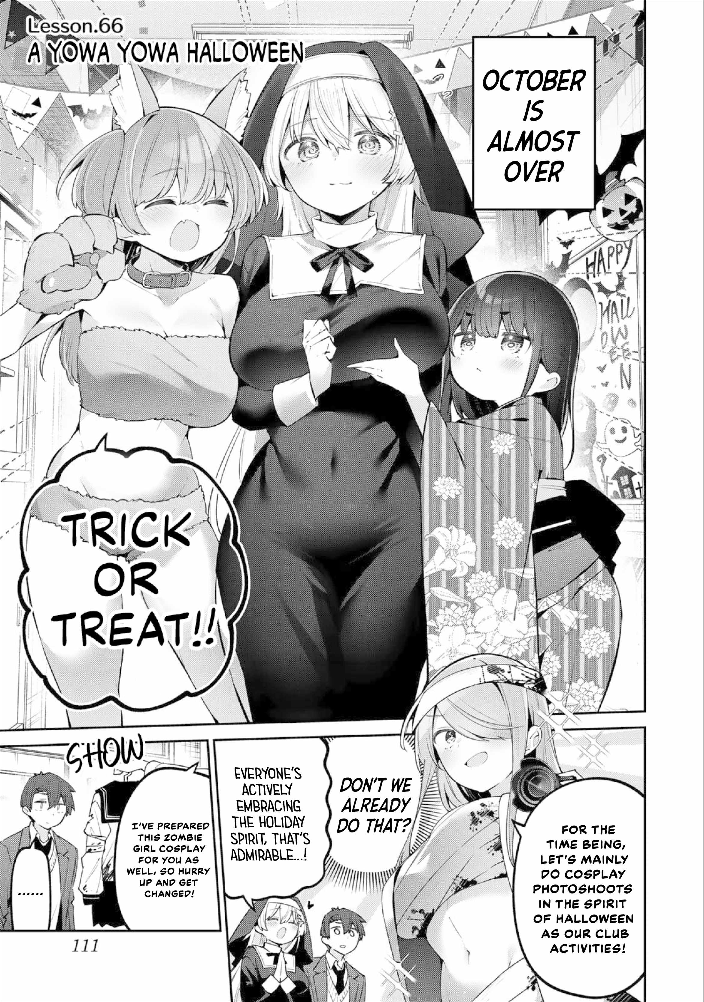 Yowa Yowa Sensei Chapter 66-eng-li - Page 0