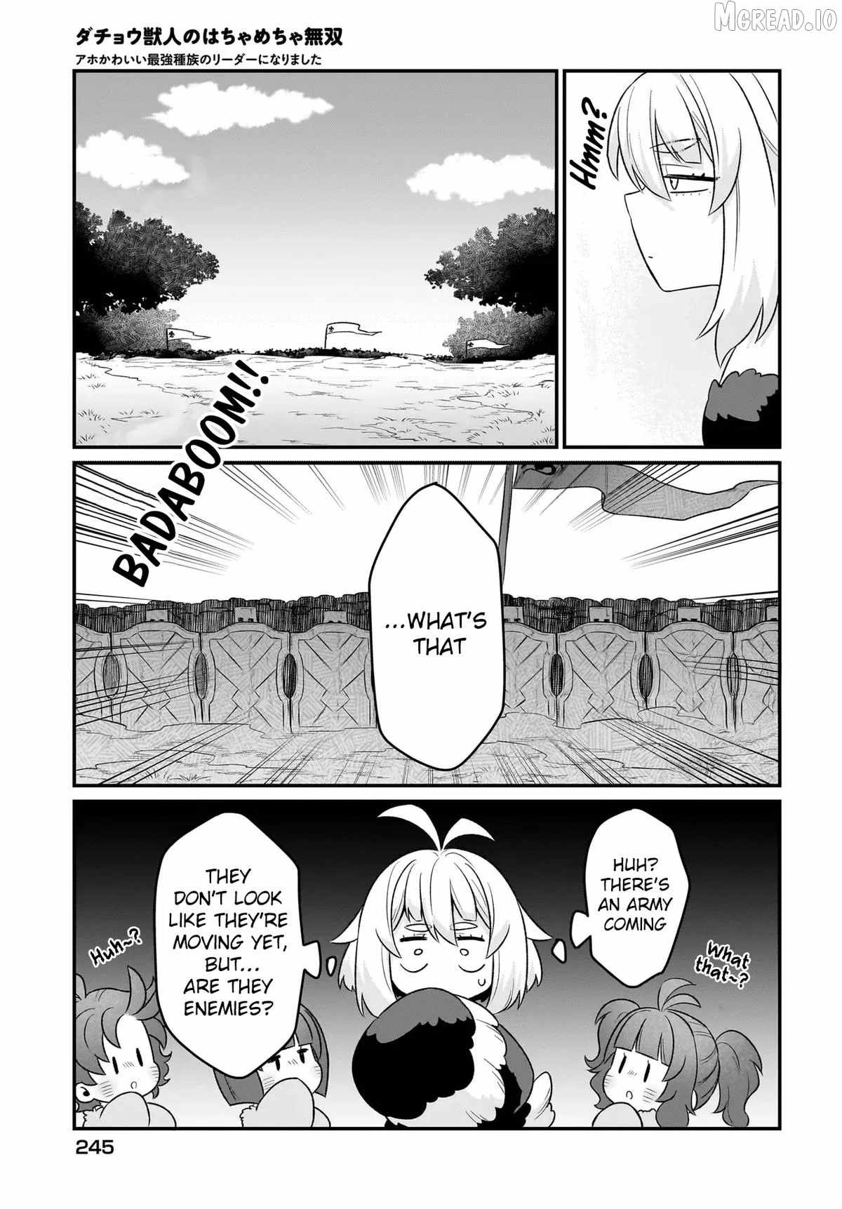 Dachoujuujin no wa Chamecha Musou Aho Kawaii Saikyou Shuzoku no Riidaa ni Narimashita Chapter 10-eng-li - Page 9