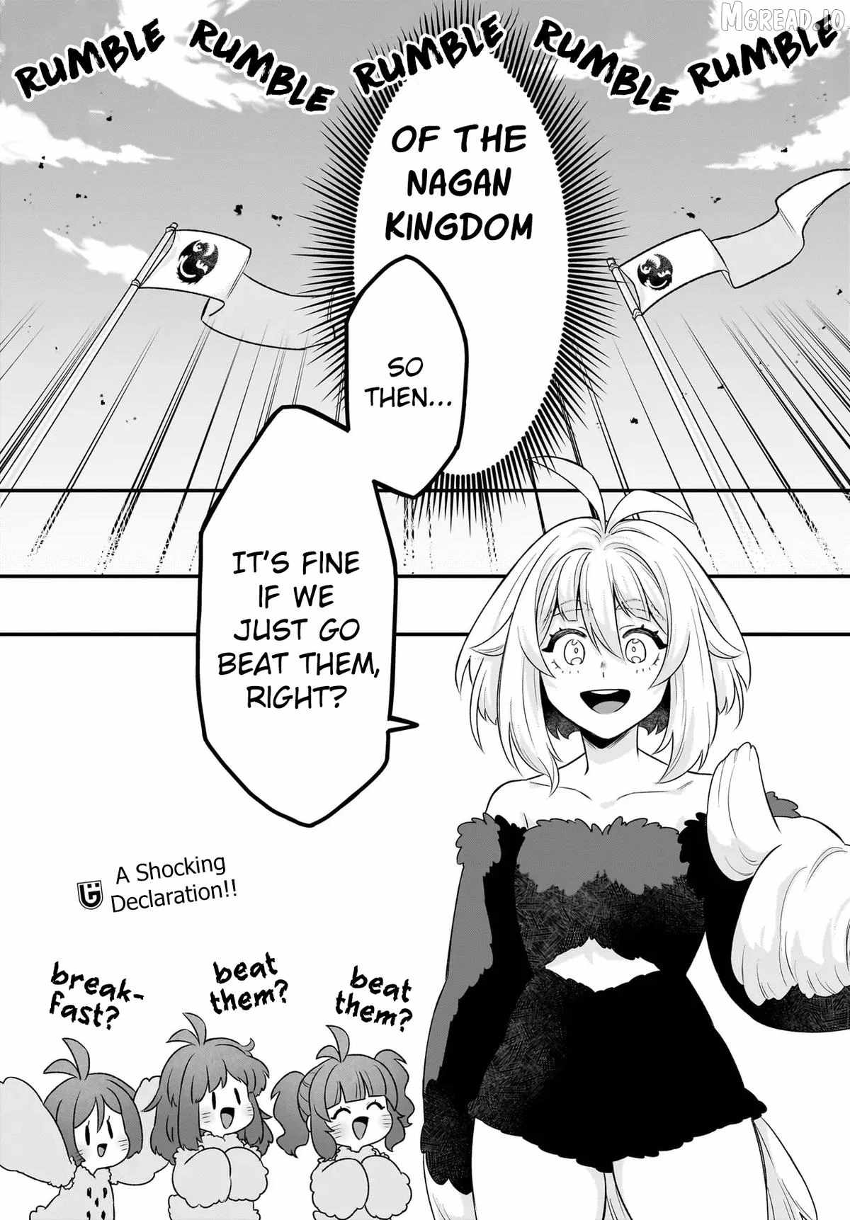 Dachoujuujin no wa Chamecha Musou Aho Kawaii Saikyou Shuzoku no Riidaa ni Narimashita Chapter 10-eng-li - Page 28