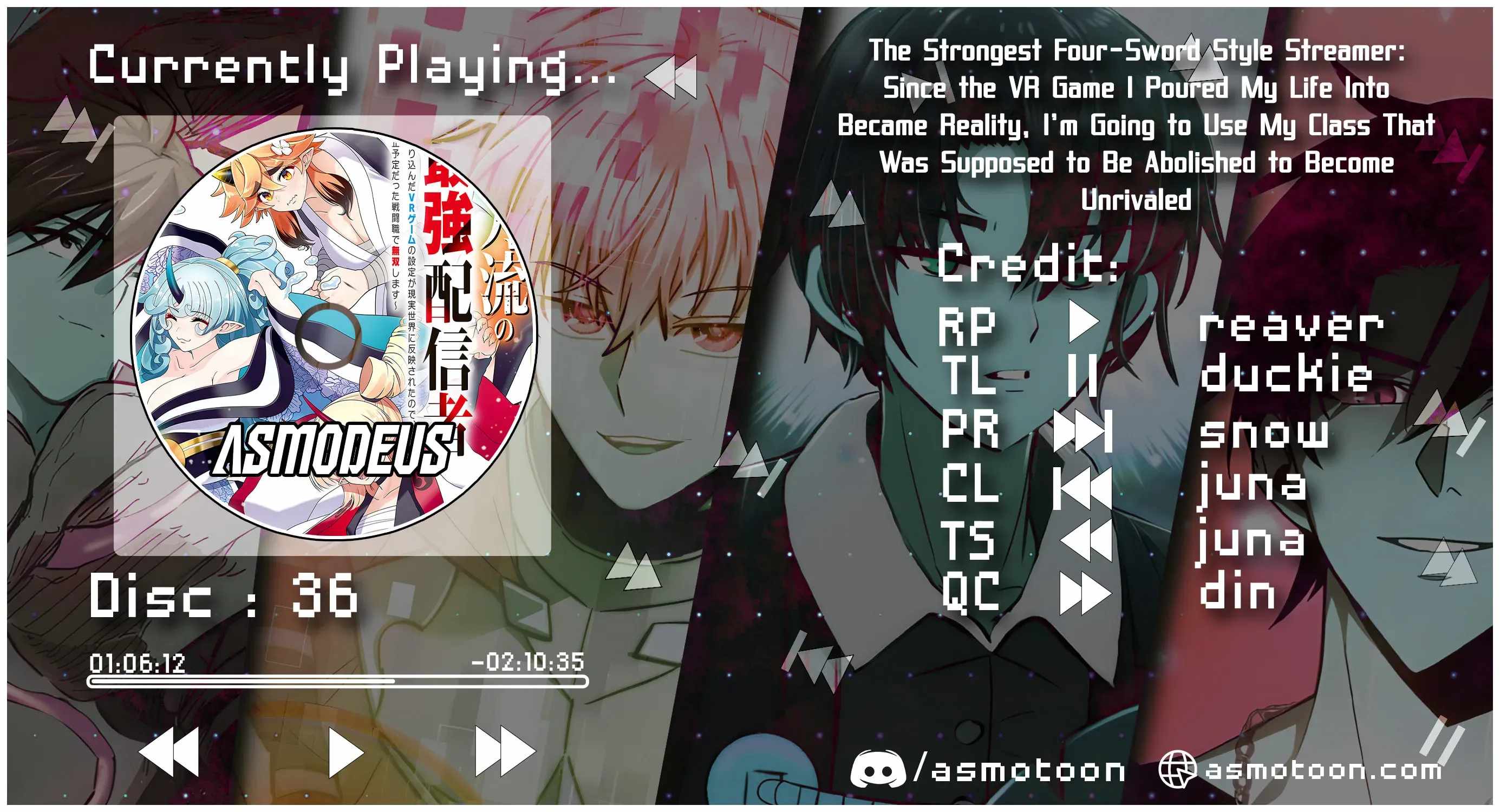 Yontou-ryuu no Saikyou Haishin-sha ~Yari Konda VR Game no Settei ge Genjitsu Sekai ni Hanei Sareta node, Haishi Yotei Datta Job de Musou Shimasu~ Chapter 36-eng-li - Page 0