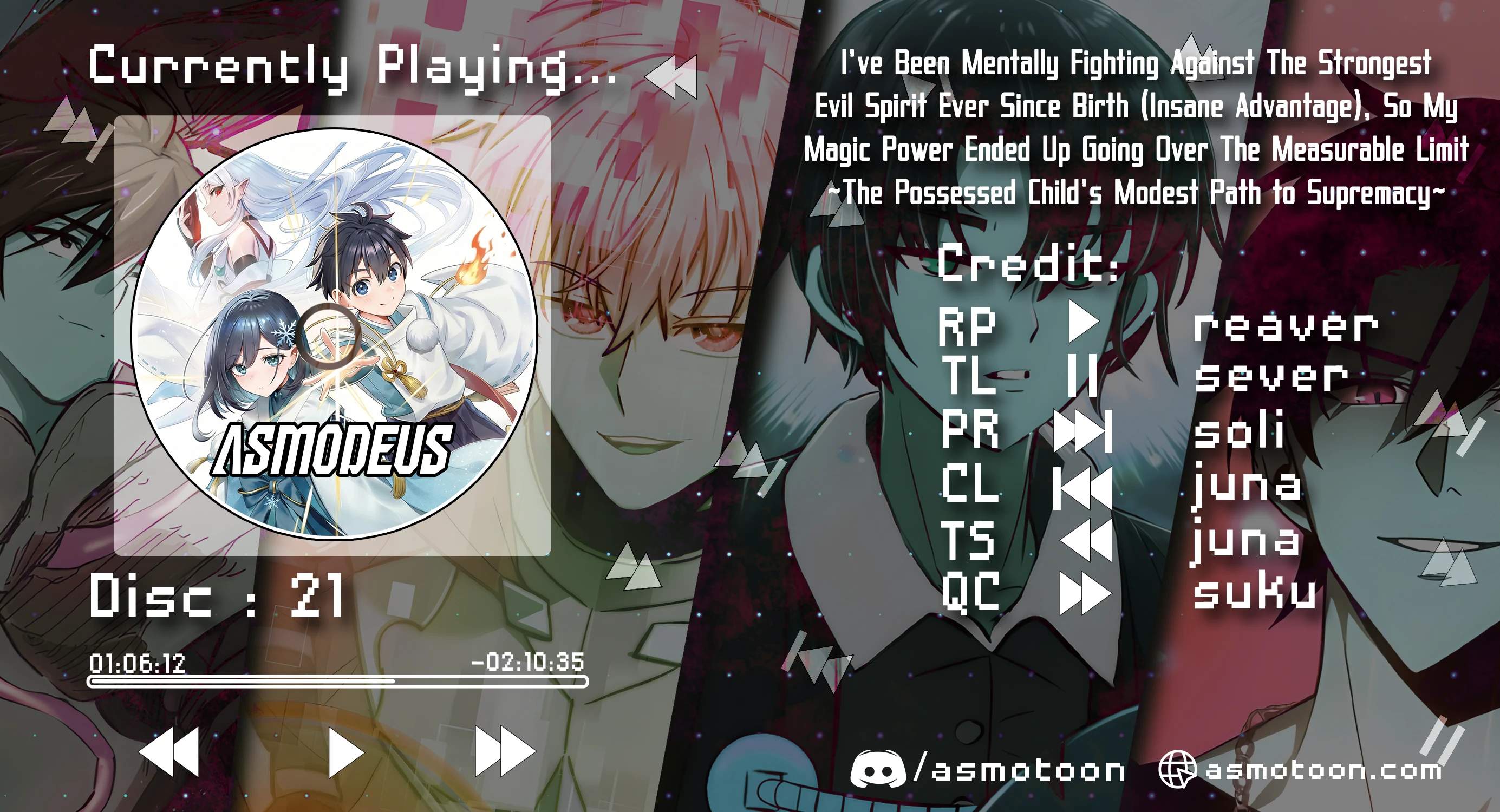 I’ve Been Mentally Fighting Against The Strongest Evil Spirit Ever Since Birth (Insane Advantage), So My Magic Power Ended Up Going Over The Measurable Limit ~The Possessed Child’s Modest Path to Supremacy~ Chapter 21-eng-li - Page 0