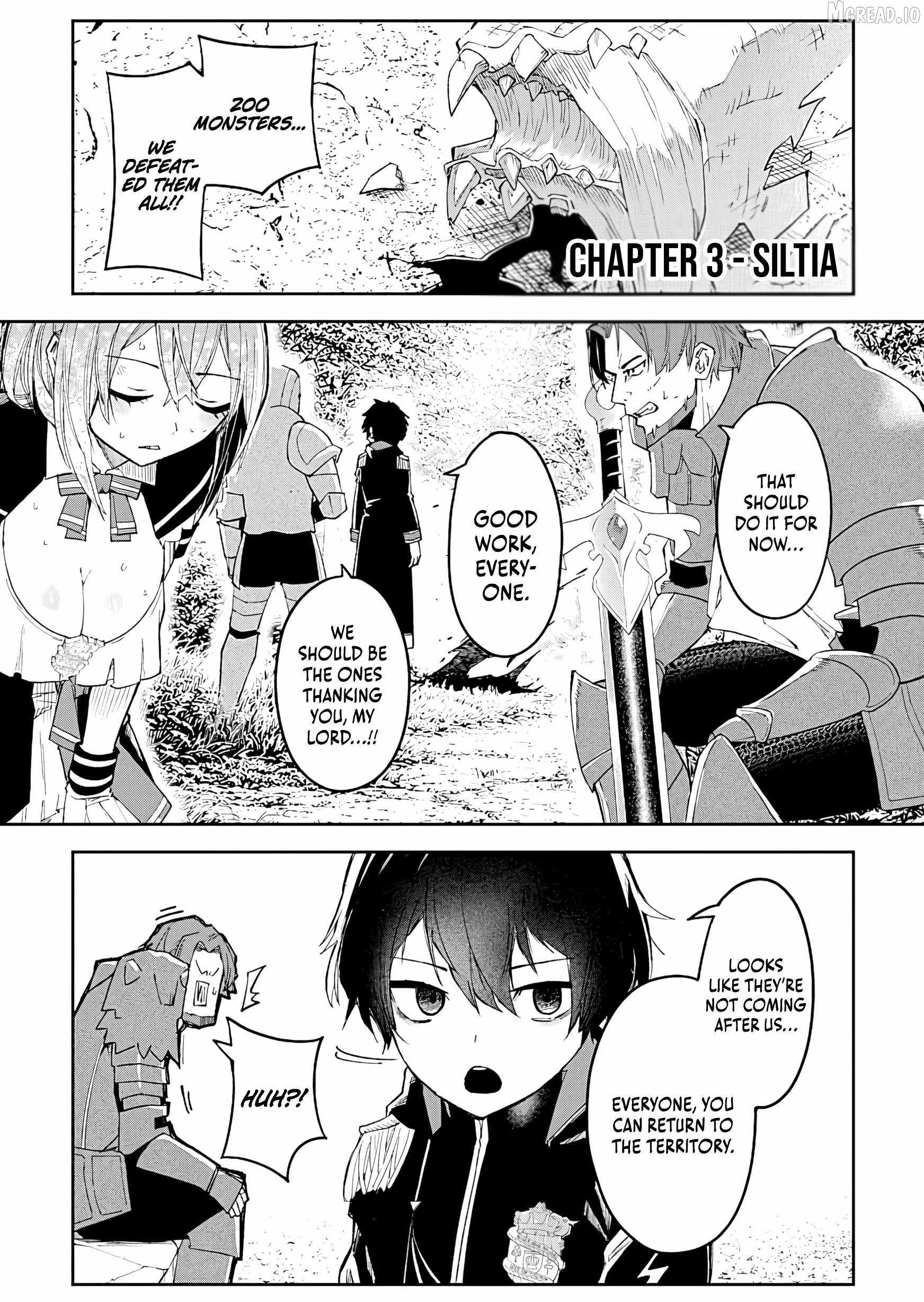 I Reincarnated as a Villainous Noble With the Calamitous-Level Skill Gluttony Demon King, but I Don't Want to Be Executed, so I Hide My Skills and Work Hard Chapter 3-eng-li - Page 1