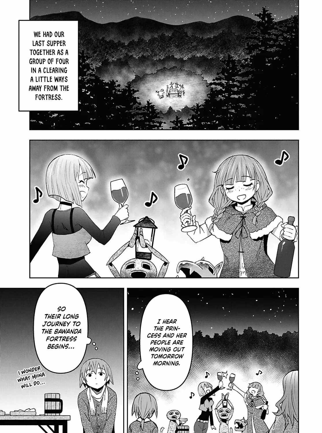 Dungeon Tou de Yadoya wo Yarou! Souzou Mahou wo Moratta Ore no Hosoude Hanjouki Chapter 60-eng-li - Page 54