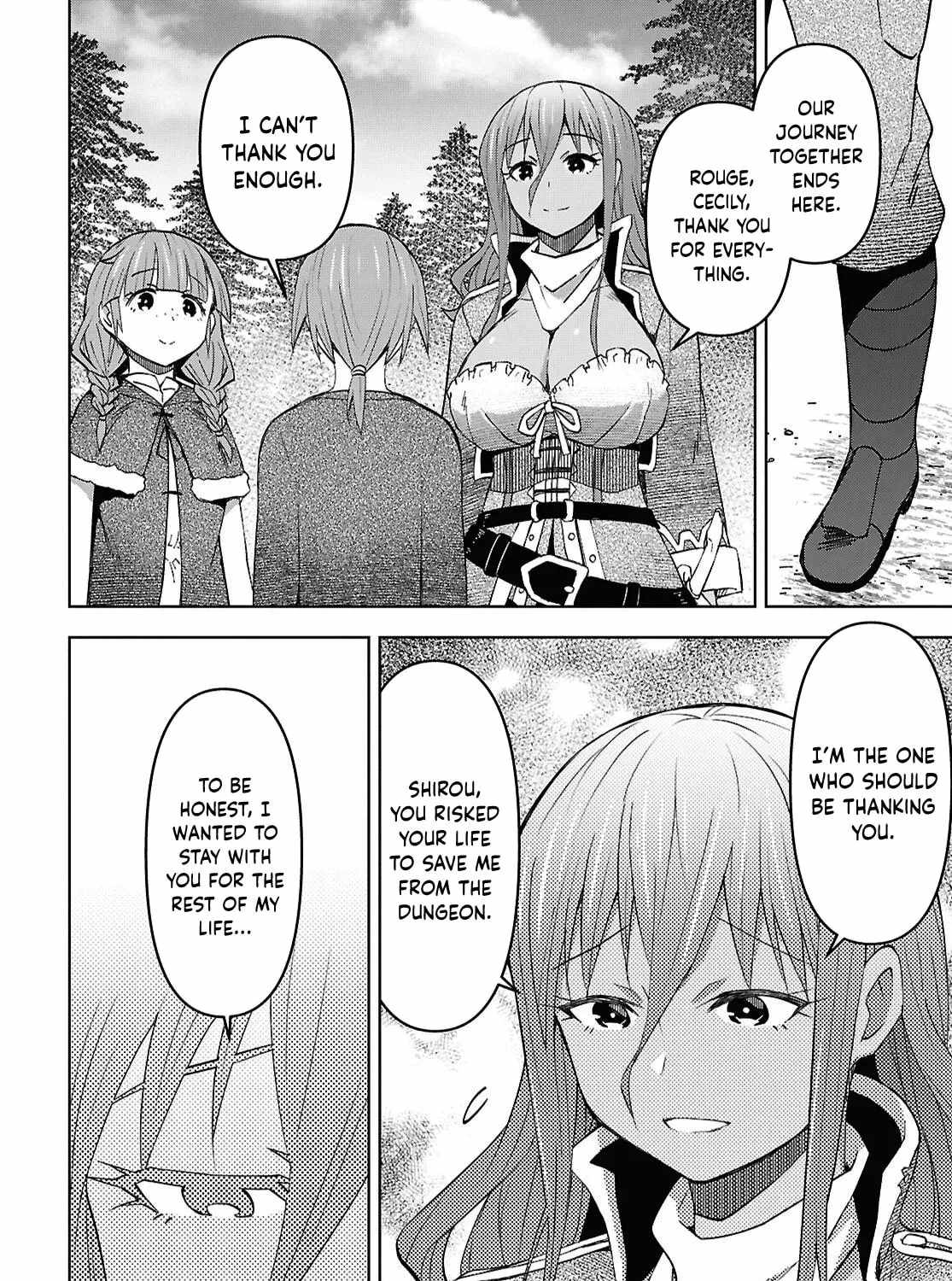 Dungeon Tou de Yadoya wo Yarou! Souzou Mahou wo Moratta Ore no Hosoude Hanjouki Chapter 60-eng-li - Page 48