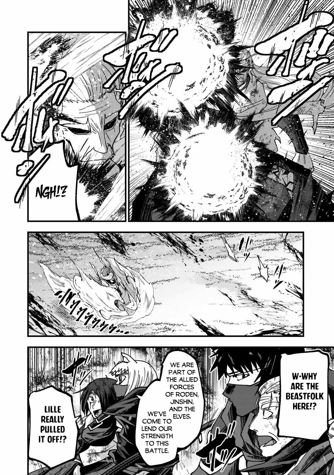 Gaikotsu Kishi-sama, Tadaima Isekai e Odekake-chuu Chapter 70-2-eng-li - Page 2