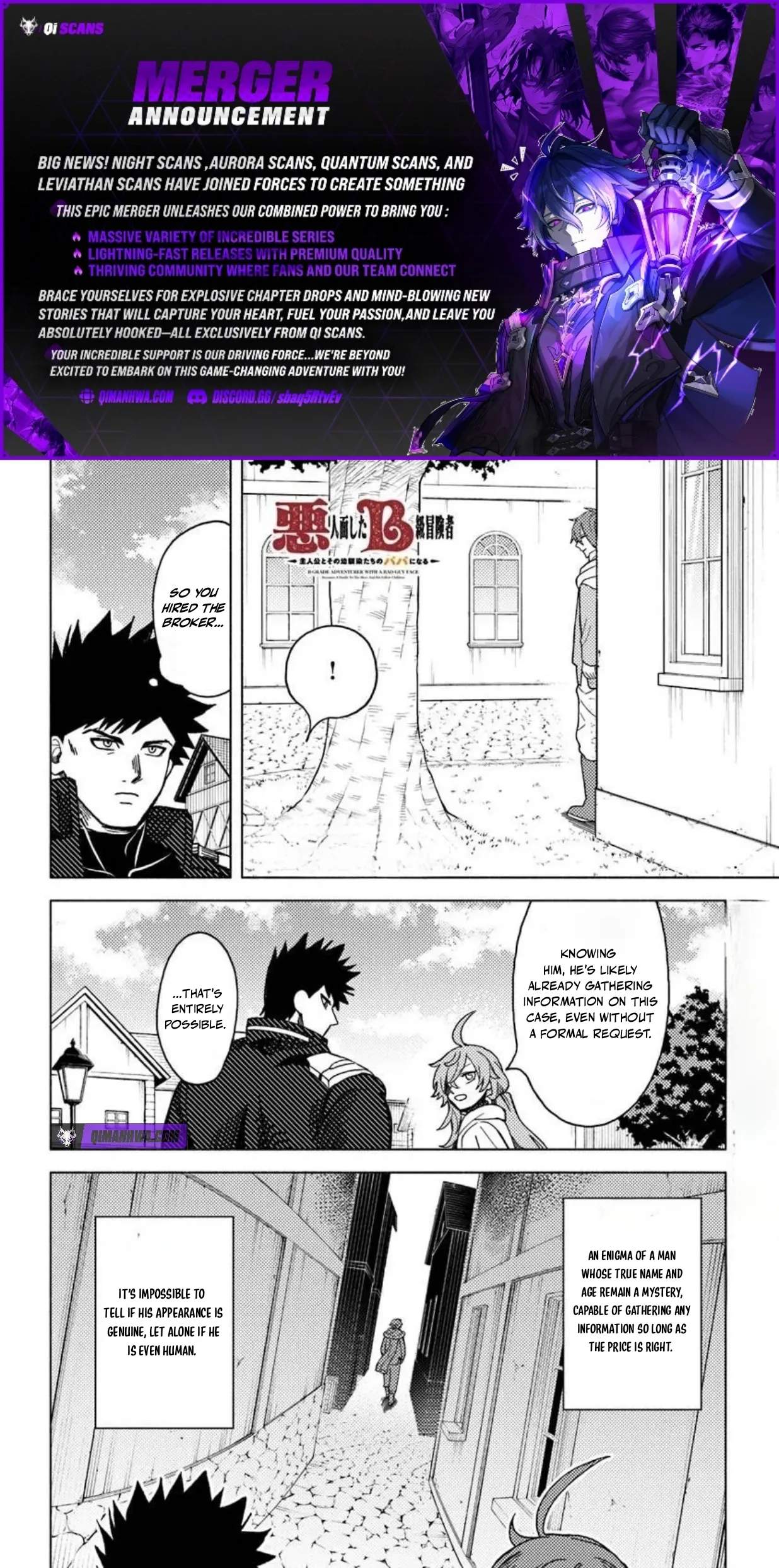 B-Rank Adventurer With an Evil Look Becomes a Daddy to the Protagonist and His Childhood Friends Chapter 21-2-eng-li - Page 1