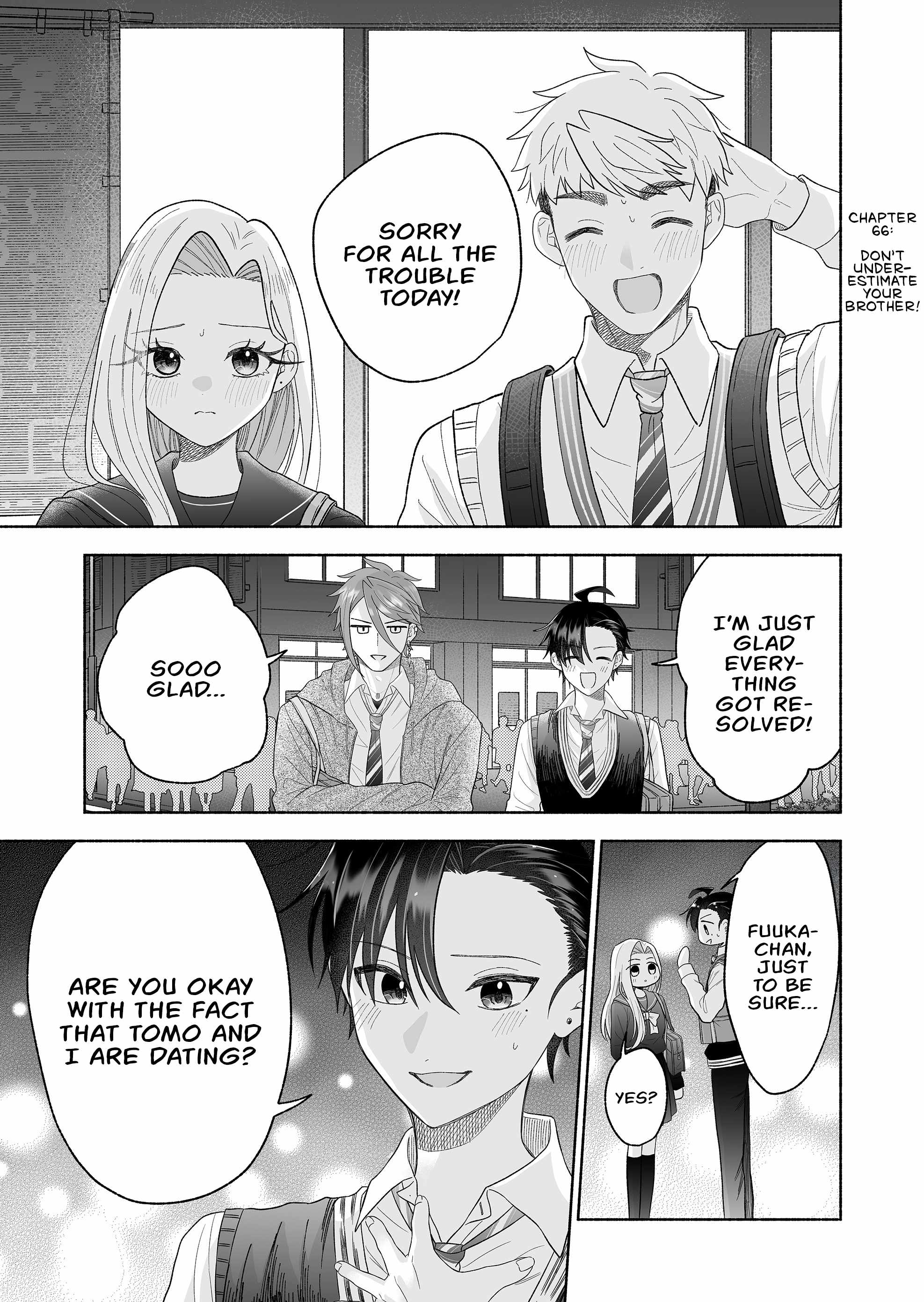 Kakkoii Onnanoko to 12-centi no Yakusoku Chapter 66-eng-li - Page 0