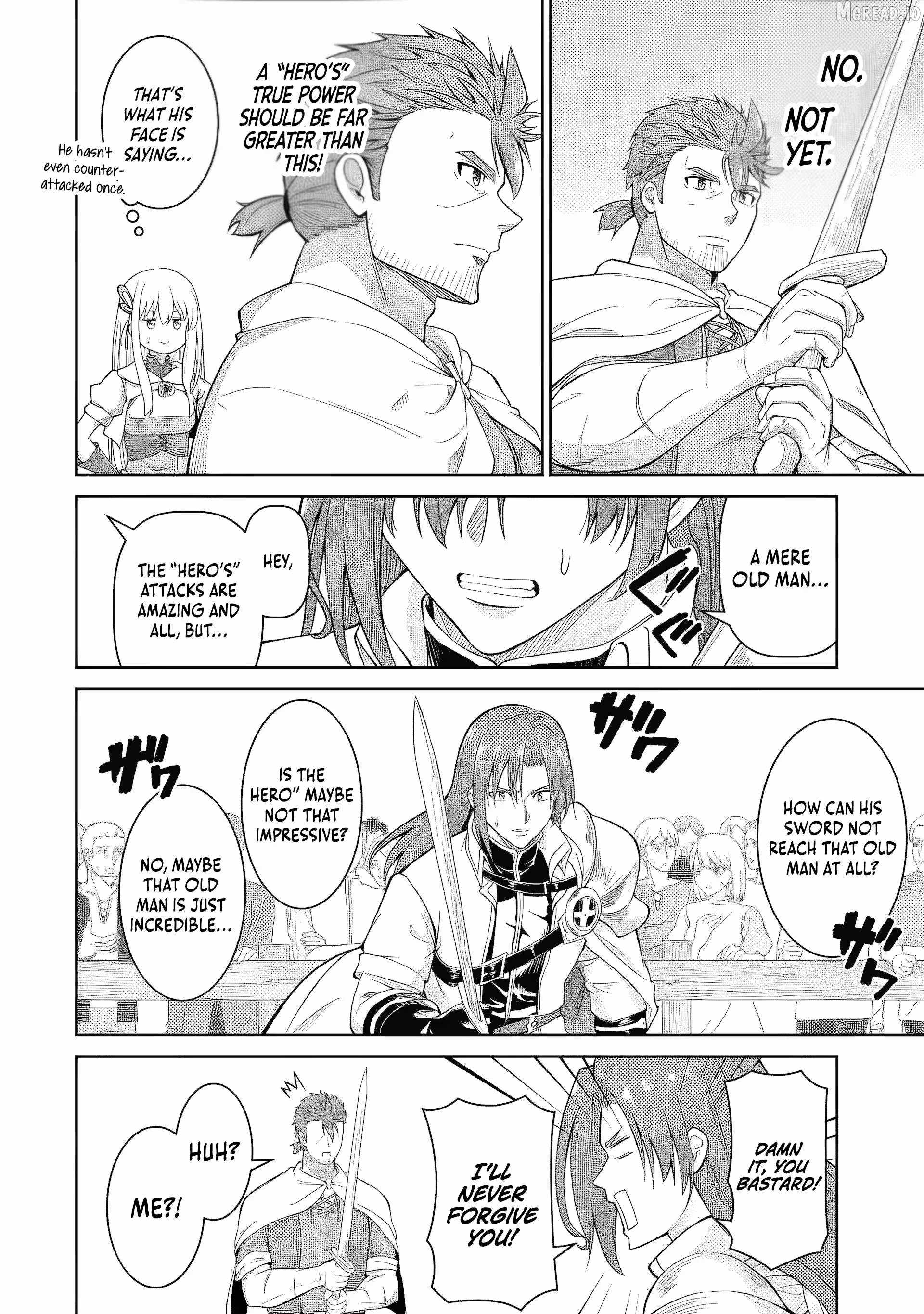 Ossan Boukensha no Okureta Eiyuu-tan - Kansha no Suburi o 1 nichi 1 man Kaishite itara, Kensei ga Deshi-iri Shigan ni Yatte Kita Chapter 6-eng-li - Page 28