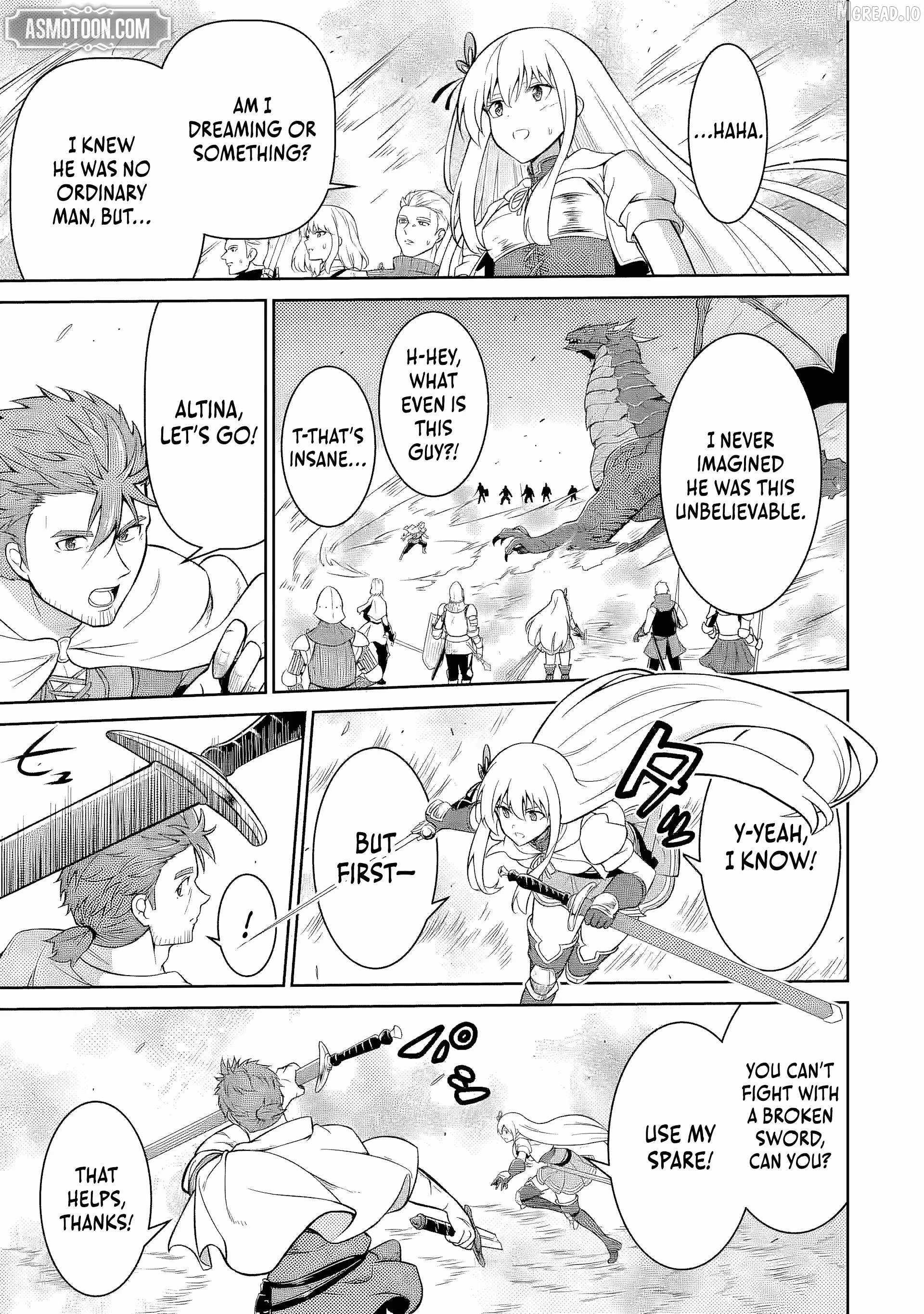 Ossan Boukensha no Okureta Eiyuu-tan - Kansha no Suburi o 1 nichi 1 man Kaishite itara, Kensei ga Deshi-iri Shigan ni Yatte Kita Chapter 5-eng-li - Page 11