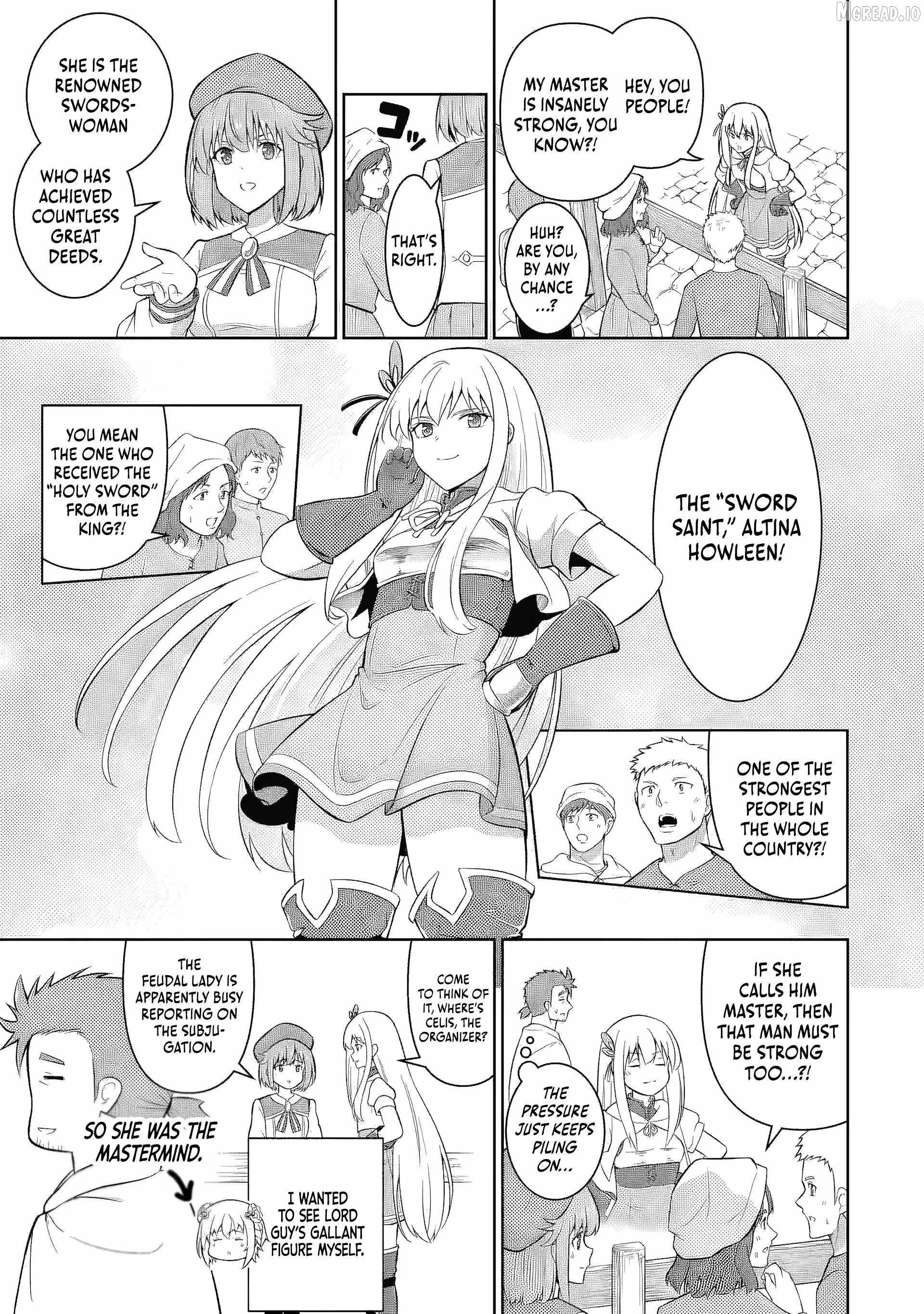 Ossan Boukensha no Okureta Eiyuu-tan - Kansha no Suburi o 1 nichi 1 man Kaishite itara, Kensei ga Deshi-iri Shigan ni Yatte Kita Chapter 6-eng-li - Page 13