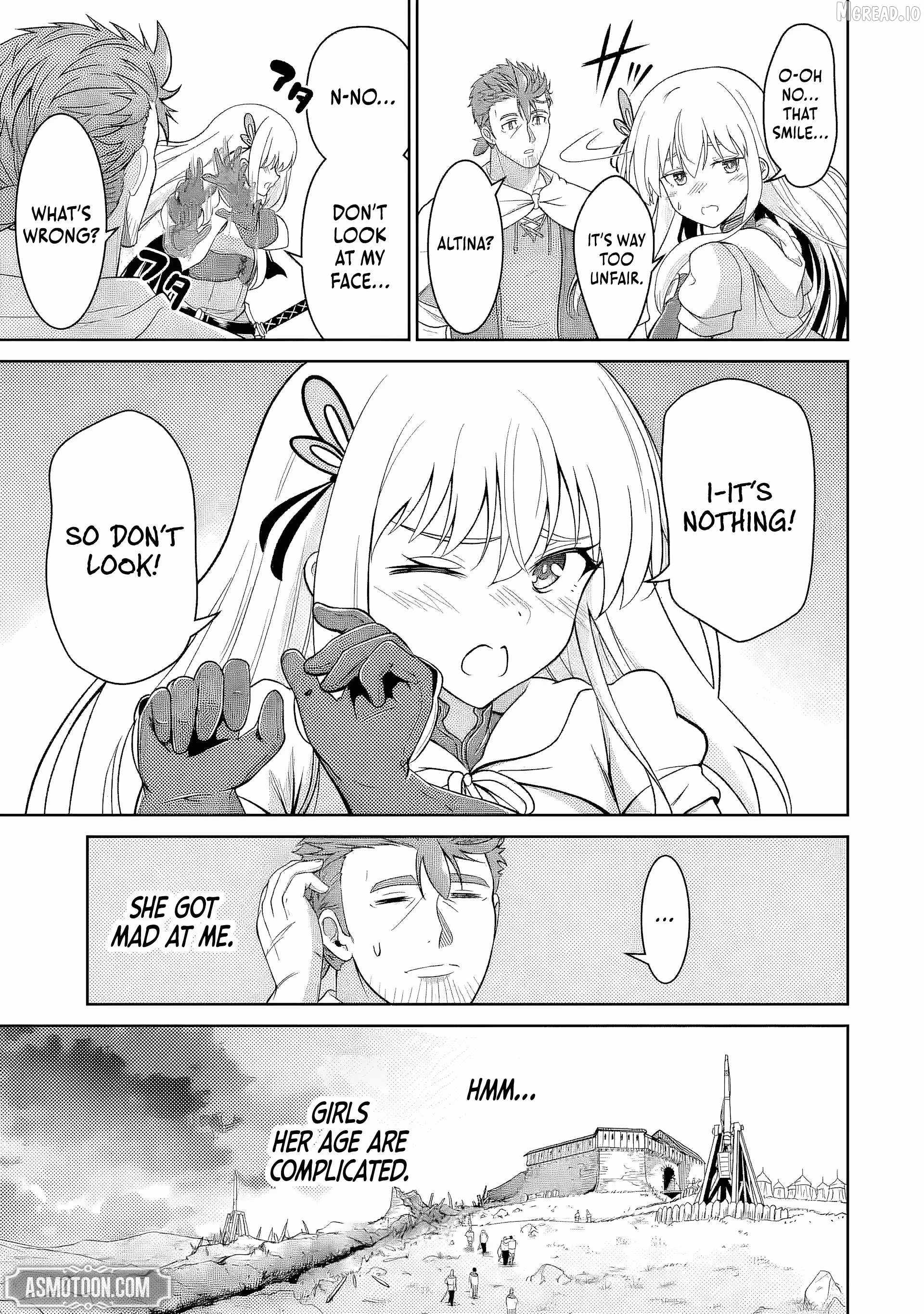 Ossan Boukensha no Okureta Eiyuu-tan - Kansha no Suburi o 1 nichi 1 man Kaishite itara, Kensei ga Deshi-iri Shigan ni Yatte Kita Chapter 5-eng-li - Page 48