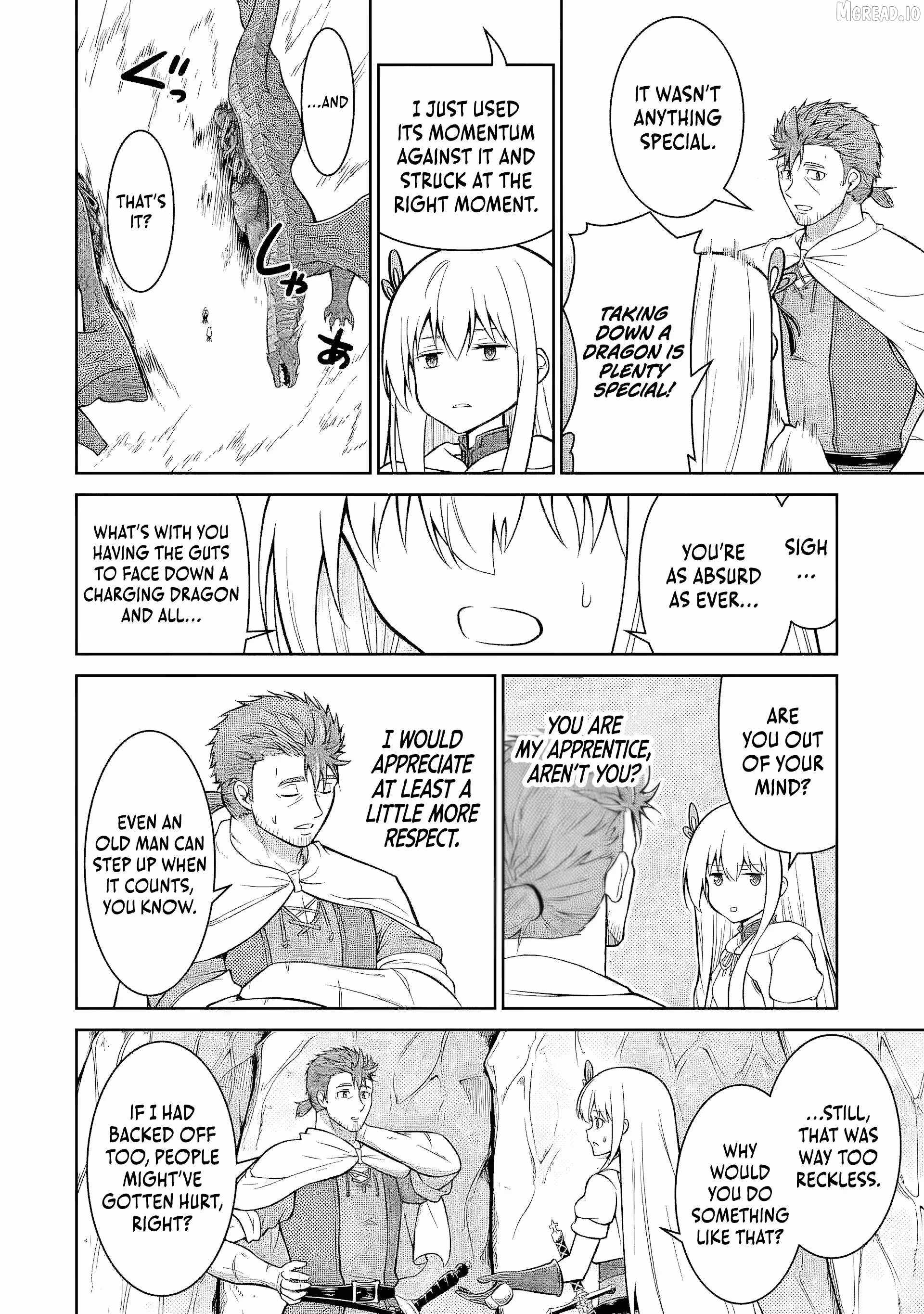 Ossan Boukensha no Okureta Eiyuu-tan - Kansha no Suburi o 1 nichi 1 man Kaishite itara, Kensei ga Deshi-iri Shigan ni Yatte Kita Chapter 5-eng-li - Page 35
