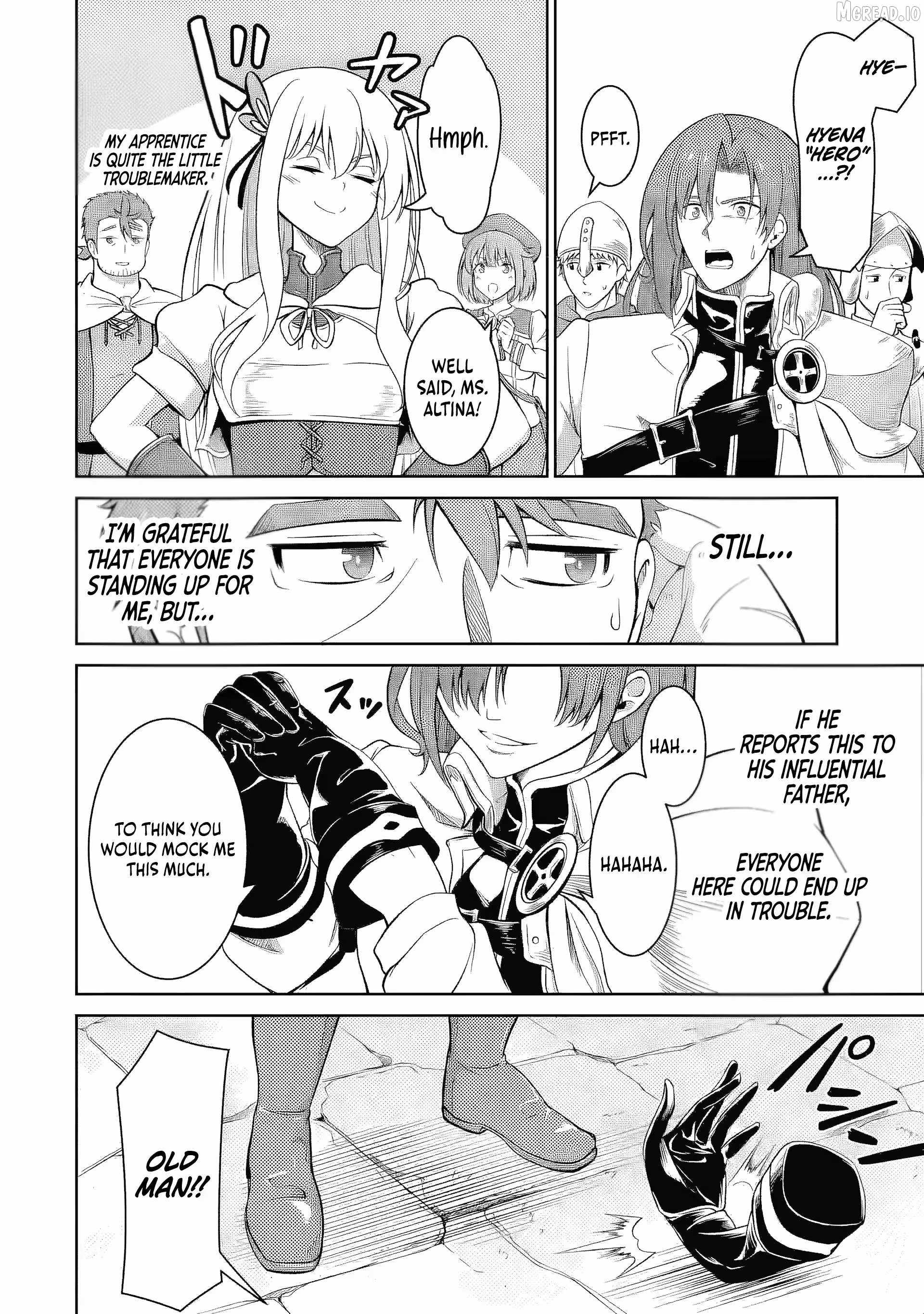 Ossan Boukensha no Okureta Eiyuu-tan - Kansha no Suburi o 1 nichi 1 man Kaishite itara, Kensei ga Deshi-iri Shigan ni Yatte Kita Chapter 6-eng-li - Page 4