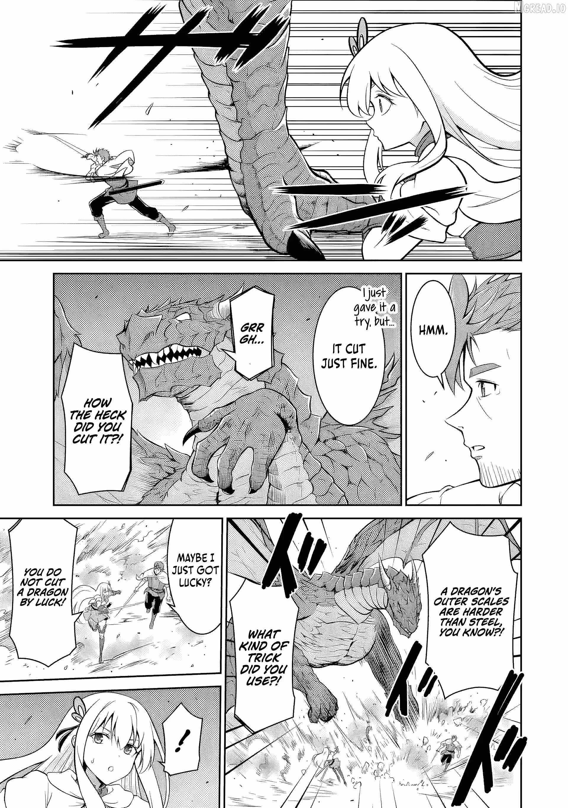 Ossan Boukensha no Okureta Eiyuu-tan - Kansha no Suburi o 1 nichi 1 man Kaishite itara, Kensei ga Deshi-iri Shigan ni Yatte Kita Chapter 5-eng-li - Page 3