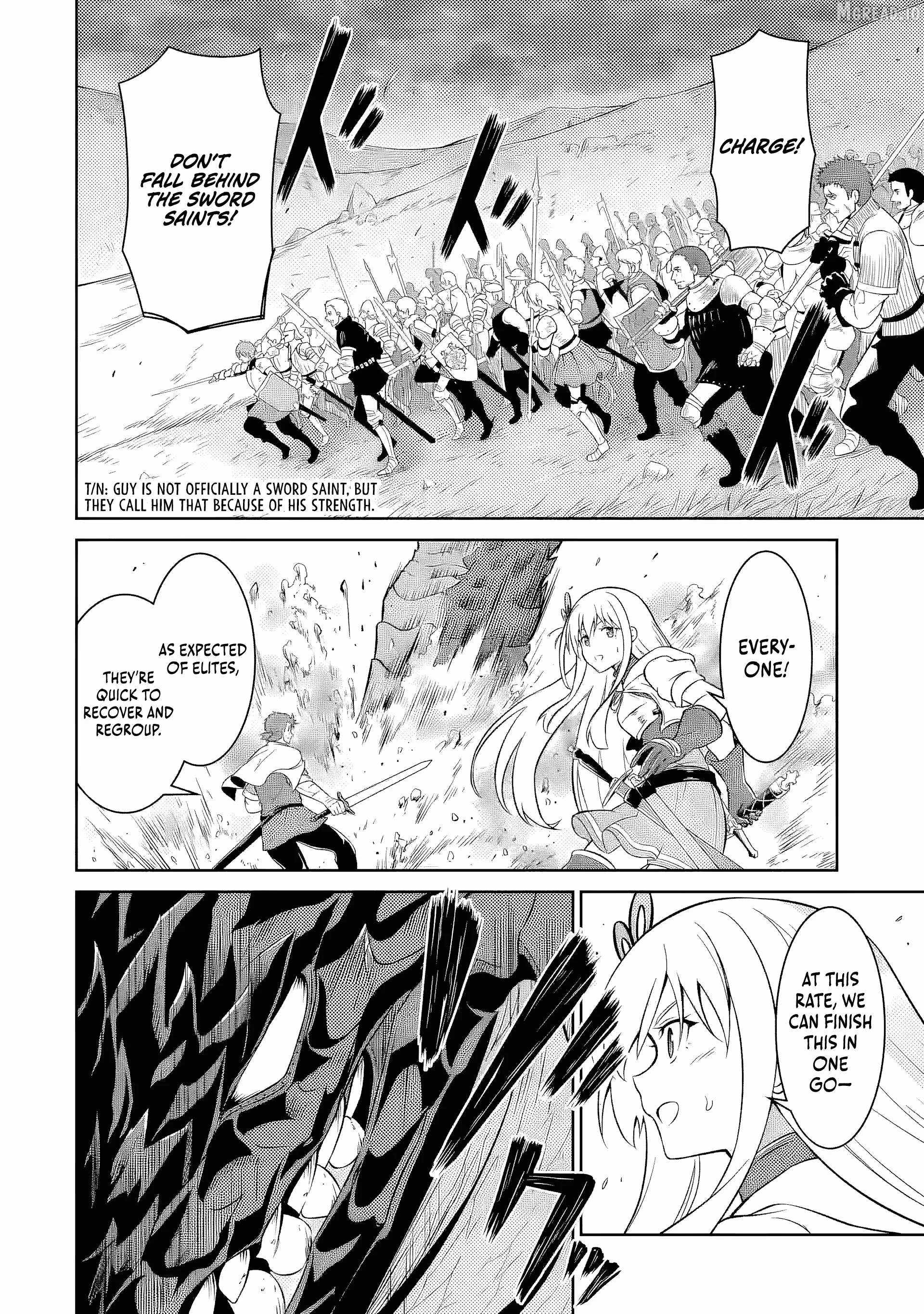 Ossan Boukensha no Okureta Eiyuu-tan - Kansha no Suburi o 1 nichi 1 man Kaishite itara, Kensei ga Deshi-iri Shigan ni Yatte Kita Chapter 5-eng-li - Page 4