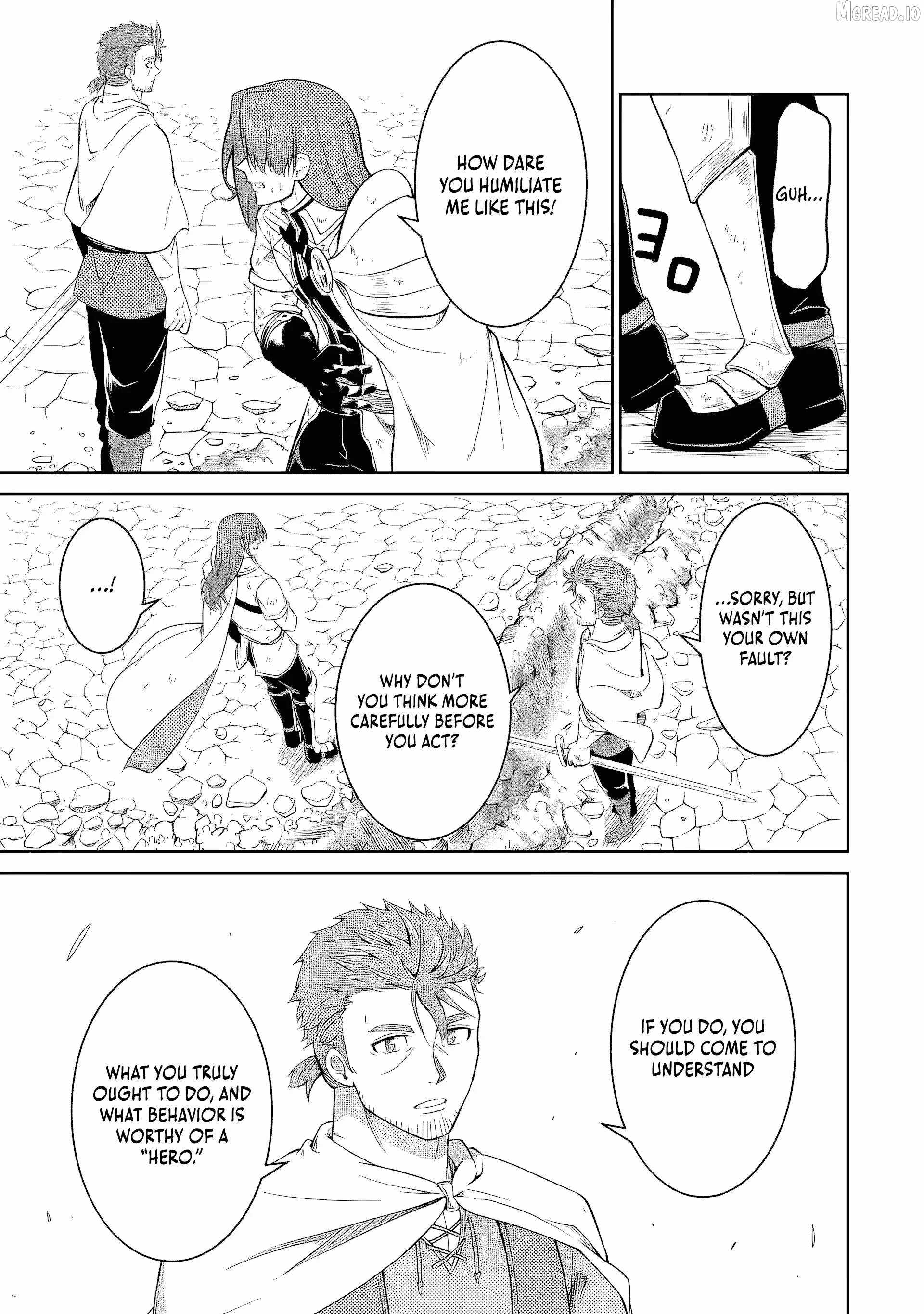 Ossan Boukensha no Okureta Eiyuu-tan - Kansha no Suburi o 1 nichi 1 man Kaishite itara, Kensei ga Deshi-iri Shigan ni Yatte Kita Chapter 6-eng-li - Page 39
