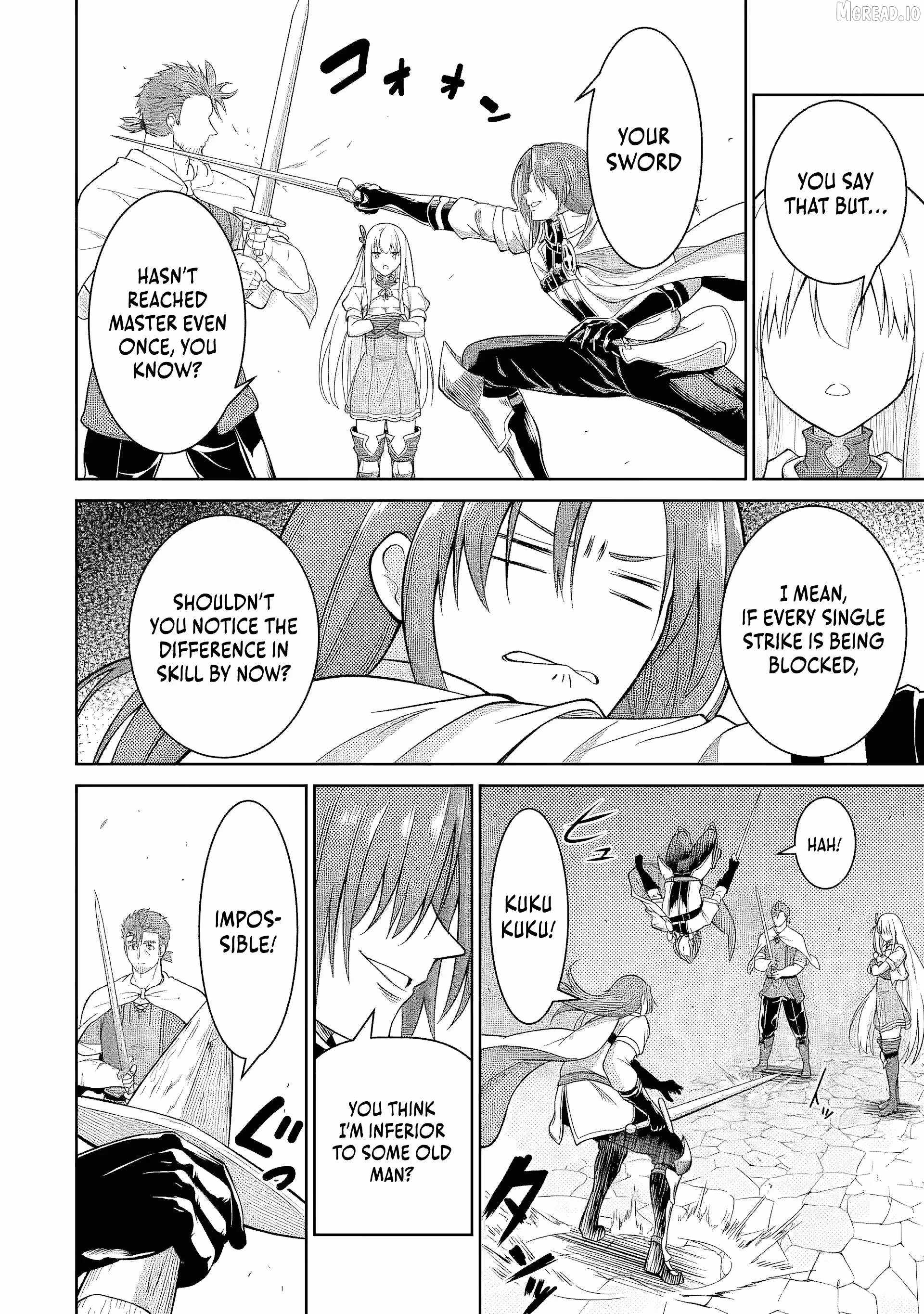 Ossan Boukensha no Okureta Eiyuu-tan - Kansha no Suburi o 1 nichi 1 man Kaishite itara, Kensei ga Deshi-iri Shigan ni Yatte Kita Chapter 6-eng-li - Page 24