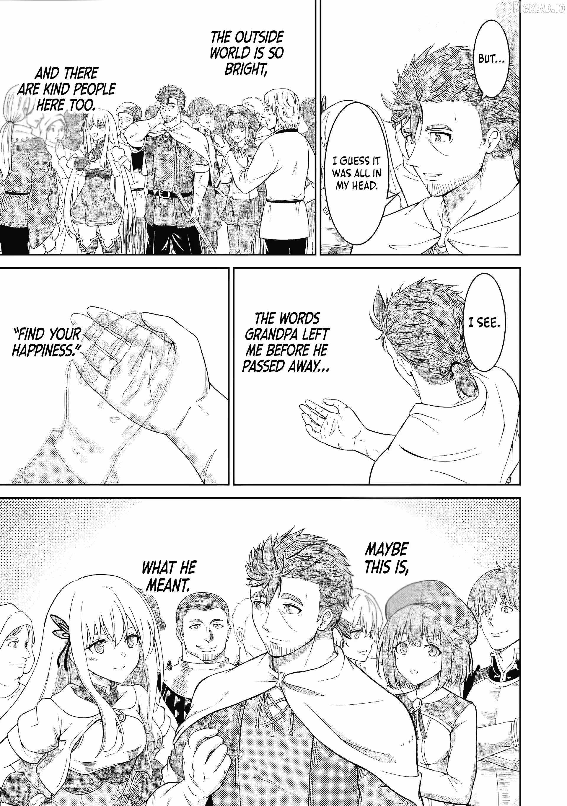 Ossan Boukensha no Okureta Eiyuu-tan - Kansha no Suburi o 1 nichi 1 man Kaishite itara, Kensei ga Deshi-iri Shigan ni Yatte Kita Chapter 6-eng-li - Page 43