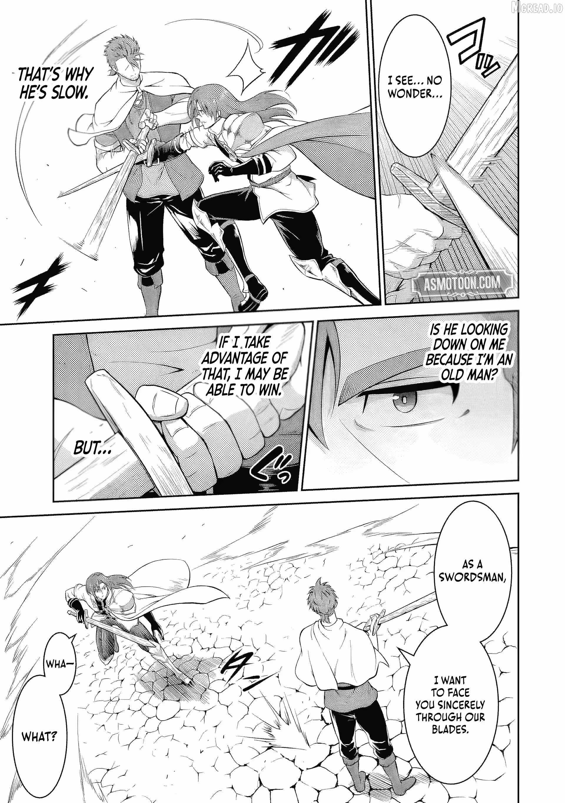 Ossan Boukensha no Okureta Eiyuu-tan - Kansha no Suburi o 1 nichi 1 man Kaishite itara, Kensei ga Deshi-iri Shigan ni Yatte Kita Chapter 6-eng-li - Page 21