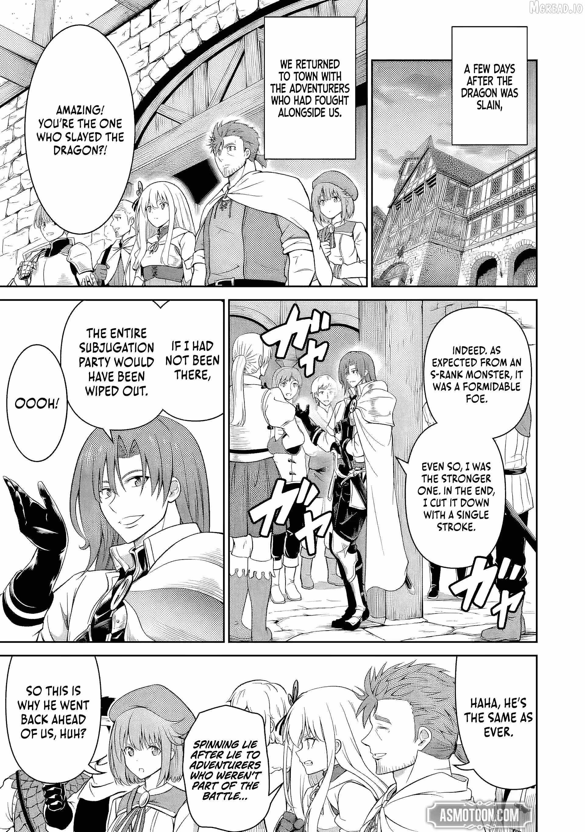 Ossan Boukensha no Okureta Eiyuu-tan - Kansha no Suburi o 1 nichi 1 man Kaishite itara, Kensei ga Deshi-iri Shigan ni Yatte Kita Chapter 6-eng-li - Page 1