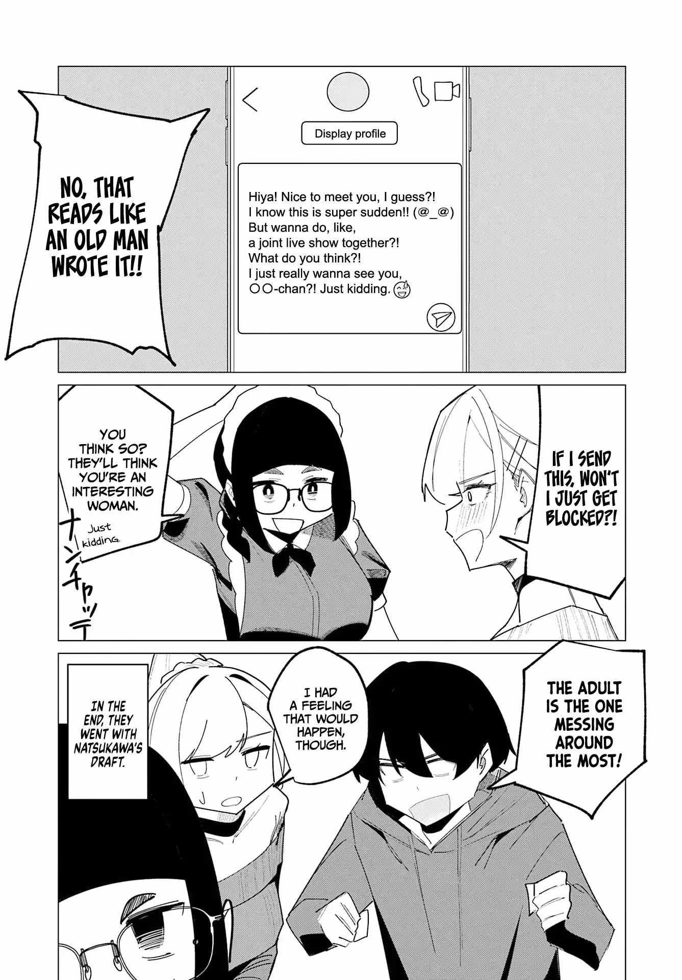 Chika Idol wo Kage de Sasaeru Ore Chapter 19-eng-li - Page 15