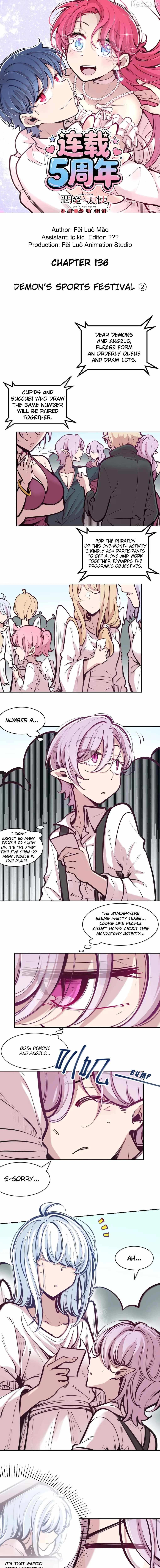 Demon X Angel, Can’t Get Along! Chapter 136-1-eng-li - Page 0