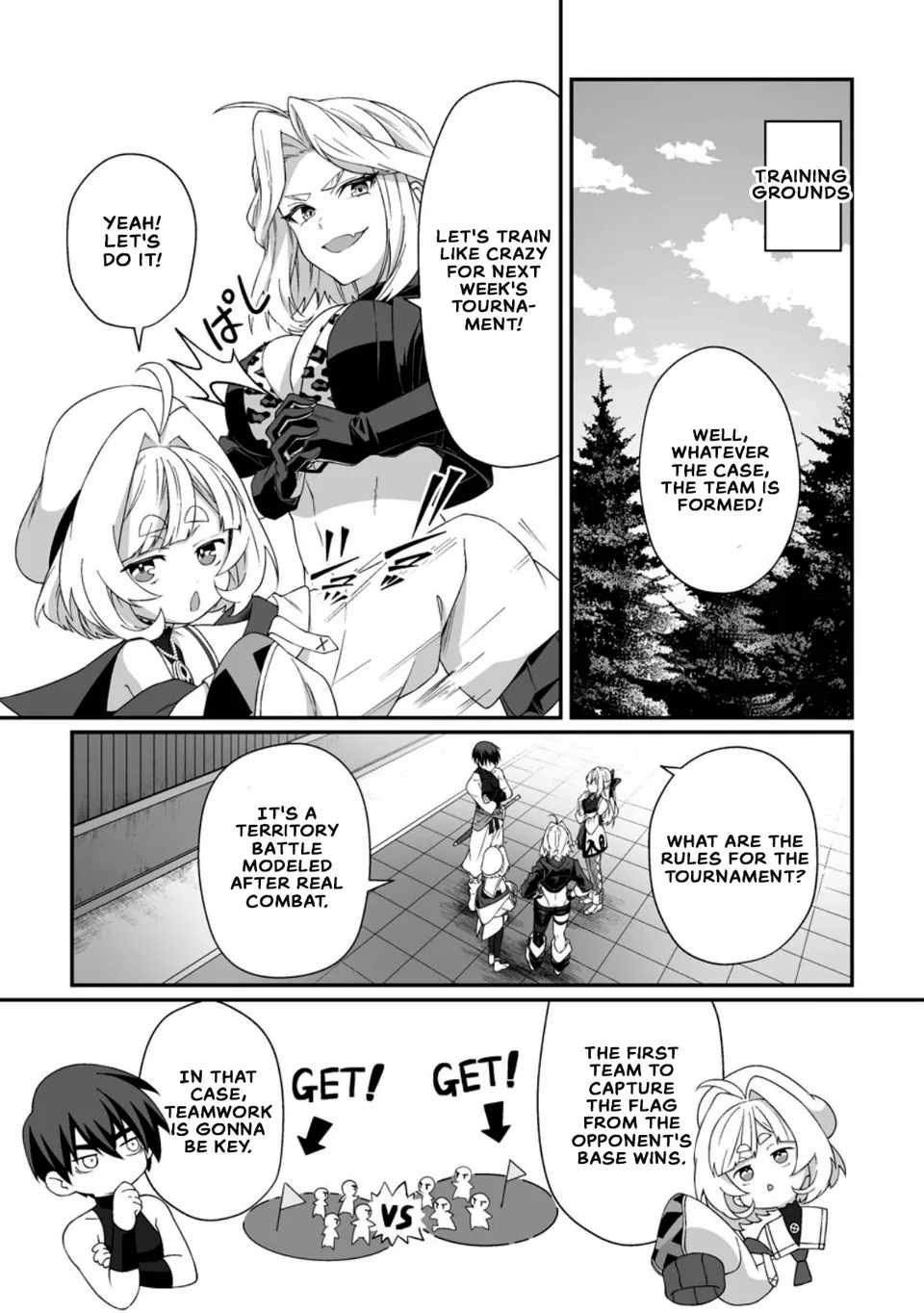 Teisou Gyakuten Sekai De Yuiitsu No Otoko Kishi No Ore, Onna Kishi Gakuen Ni Nyuugaku Shitara Nazeka Eiyou Atsukai Sareta ~Zetsurin Skill De Harem Musou~ Chapter 11-2-eng-li - Page 7