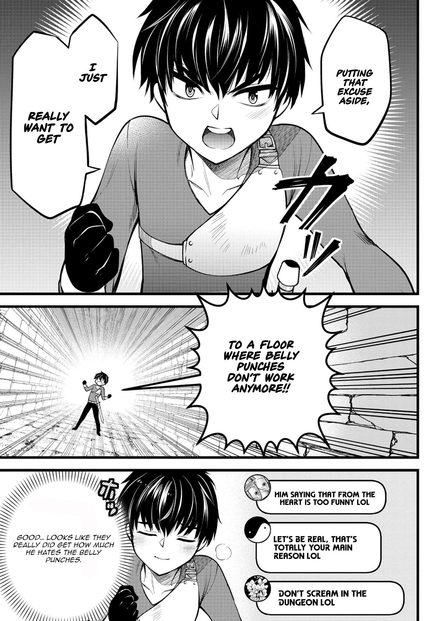 The Belly-Punching Dungeon Streamer: Why I Fight Even in a World with a 1:100 Male-to-Female Ratio Chapter 3-eng-li - Page 19