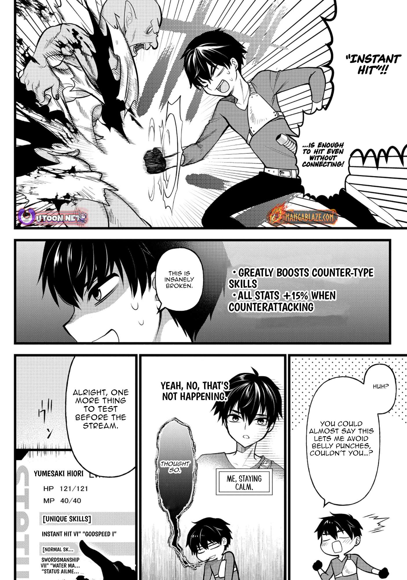 The Belly-Punching Dungeon Streamer: Why I Fight Even in a World with a 1:100 Male-to-Female Ratio Chapter 3-eng-li - Page 12