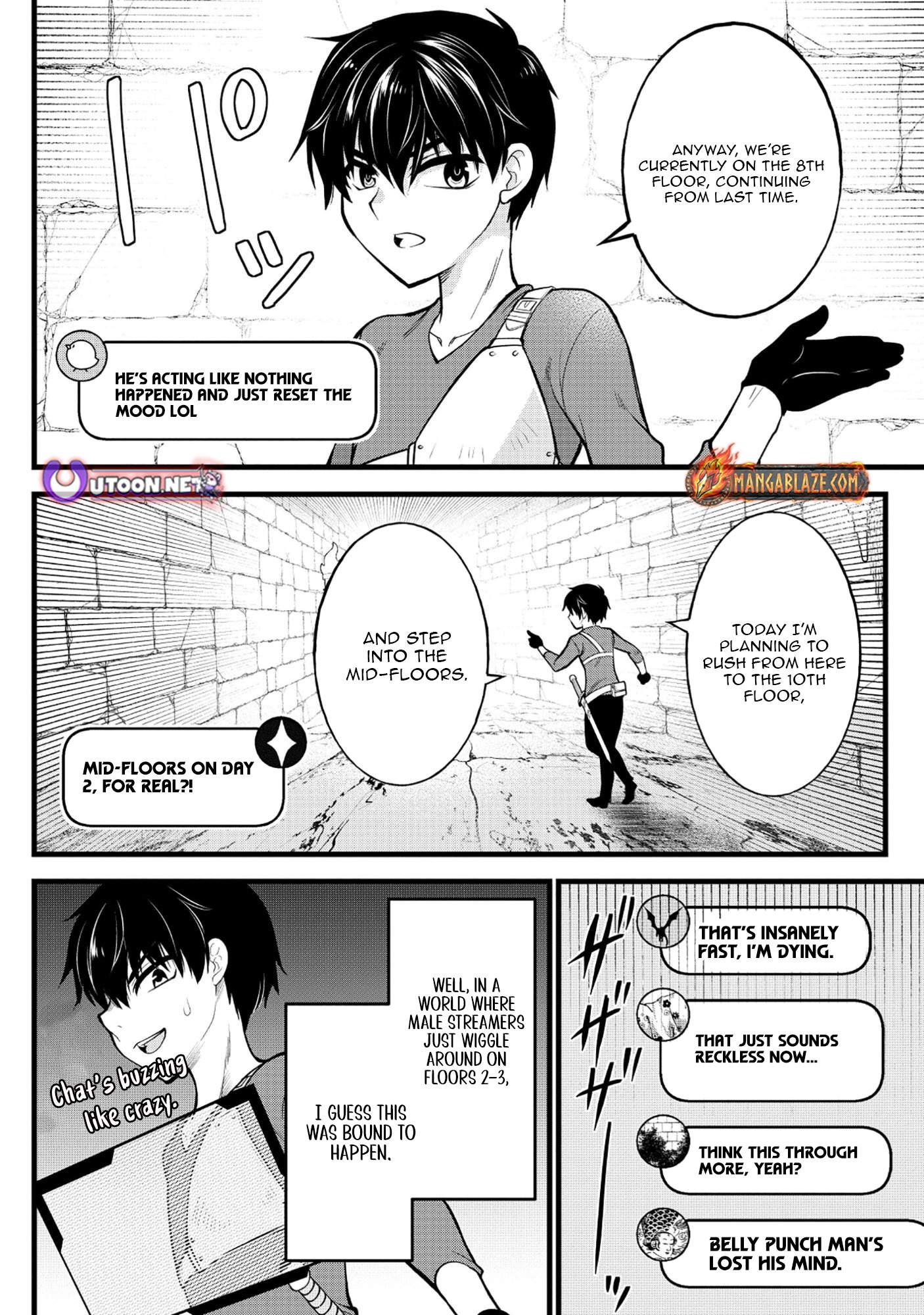 The Belly-Punching Dungeon Streamer: Why I Fight Even in a World with a 1:100 Male-to-Female Ratio Chapter 3-eng-li - Page 16