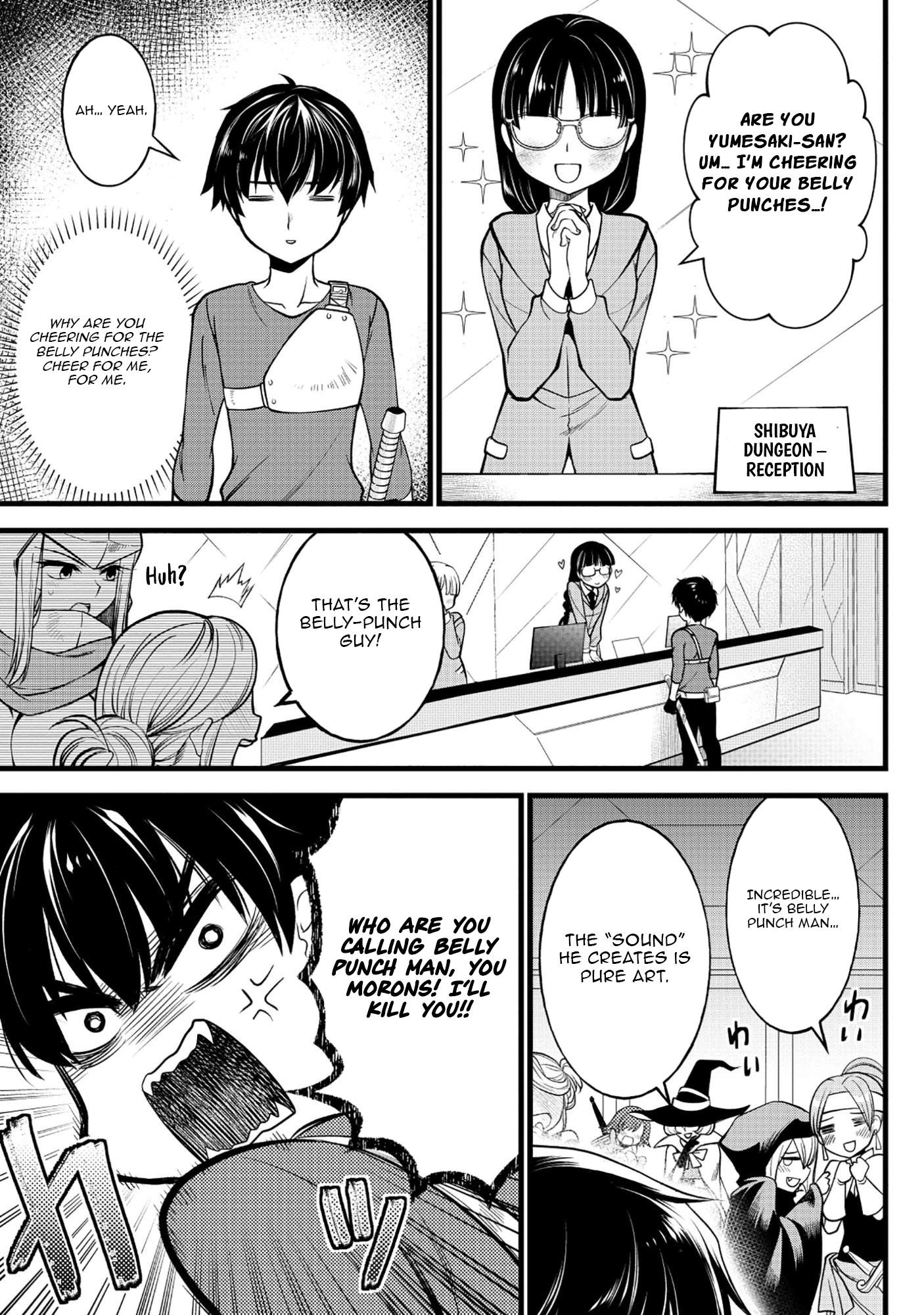 The Belly-Punching Dungeon Streamer: Why I Fight Even in a World with a 1:100 Male-to-Female Ratio Chapter 3-eng-li - Page 9