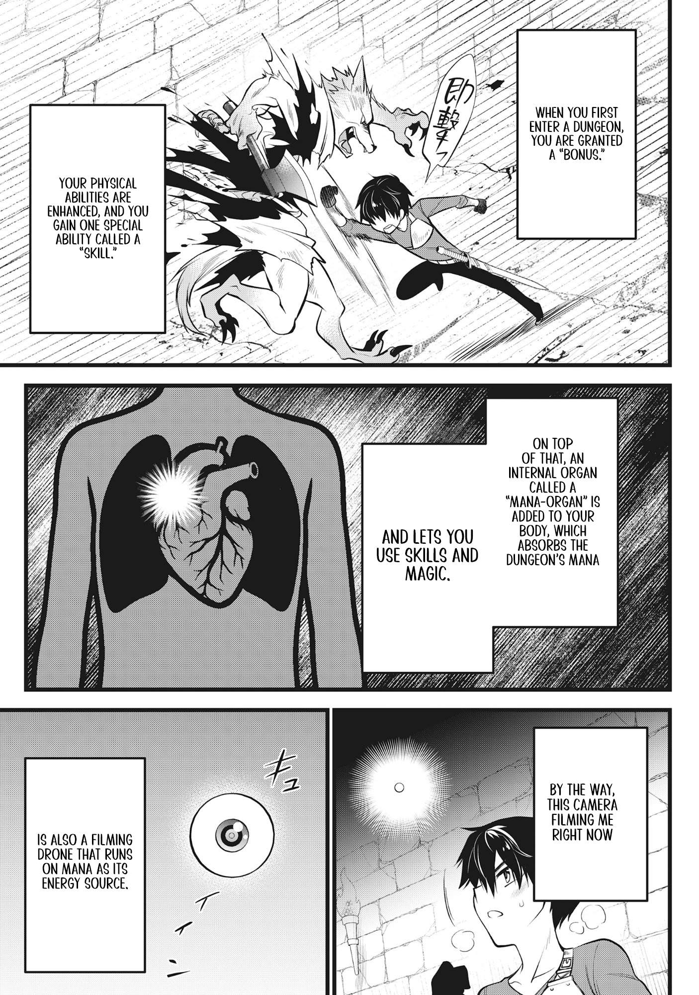 The Belly-Punching Dungeon Streamer: Why I Fight Even in a World with a 1:100 Male-to-Female Ratio Chapter 2-eng-li - Page 3