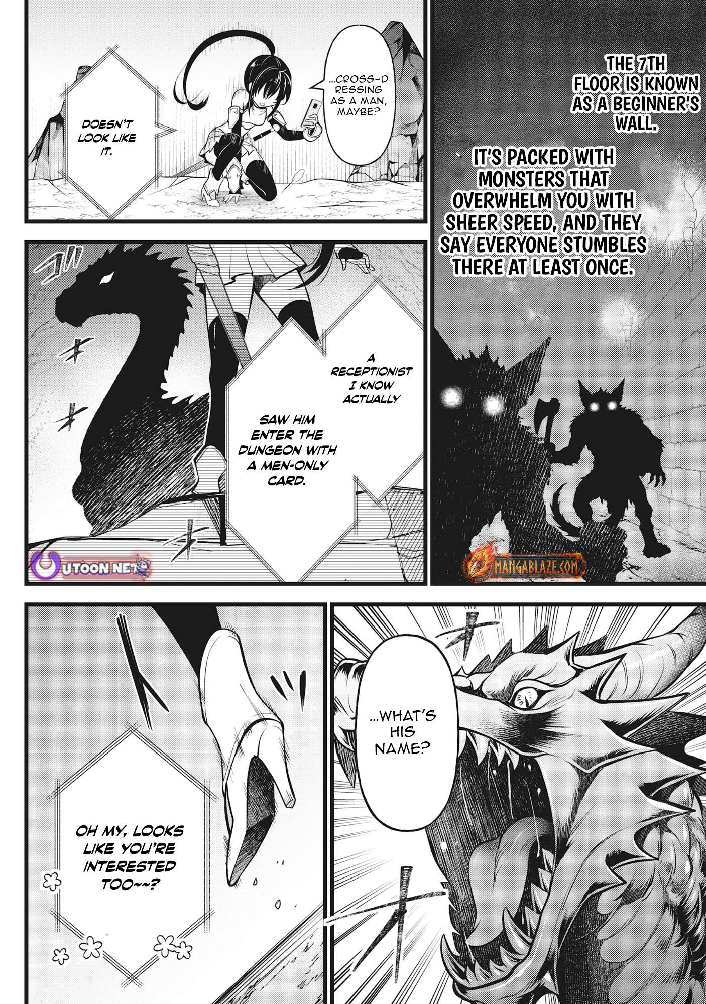 The Belly-Punching Dungeon Streamer: Why I Fight Even in a World with a 1:100 Male-to-Female Ratio Chapter 2-eng-li - Page 16