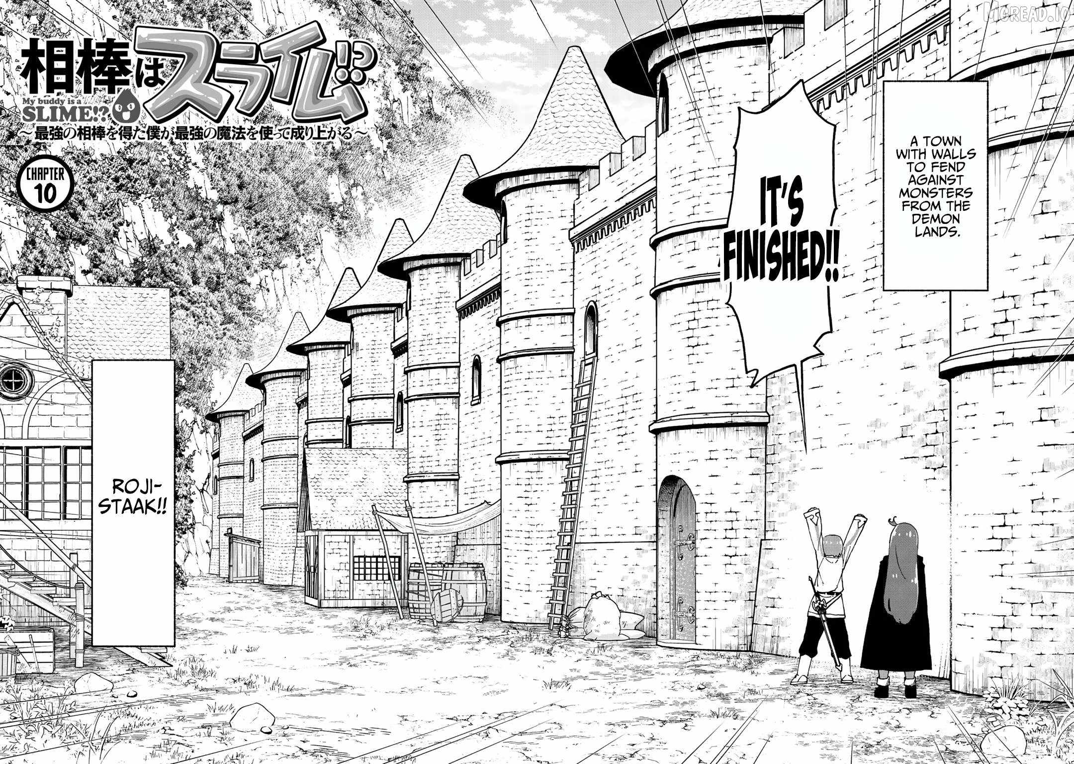 Aibou wa Slime!? ~Saikyou no Aibou o Eta Boku ga Saikyou no Mahou o Tsukatte Nariagaru~ Chapter 10-eng-li - Page 1