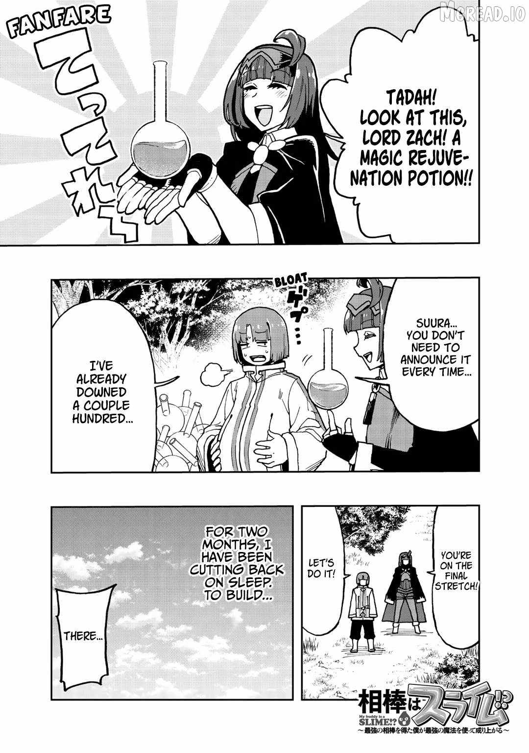 Aibou wa Slime!? ~Saikyou no Aibou o Eta Boku ga Saikyou no Mahou o Tsukatte Nariagaru~ Chapter 10-eng-li - Page 0