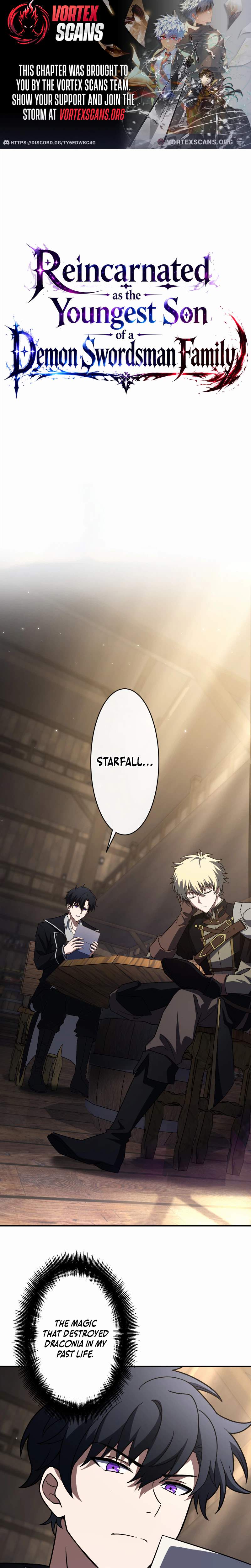 Reincarnated as the Youngest Son of a Demon Swordsman Family Chapter 18-eng-li - Page 0