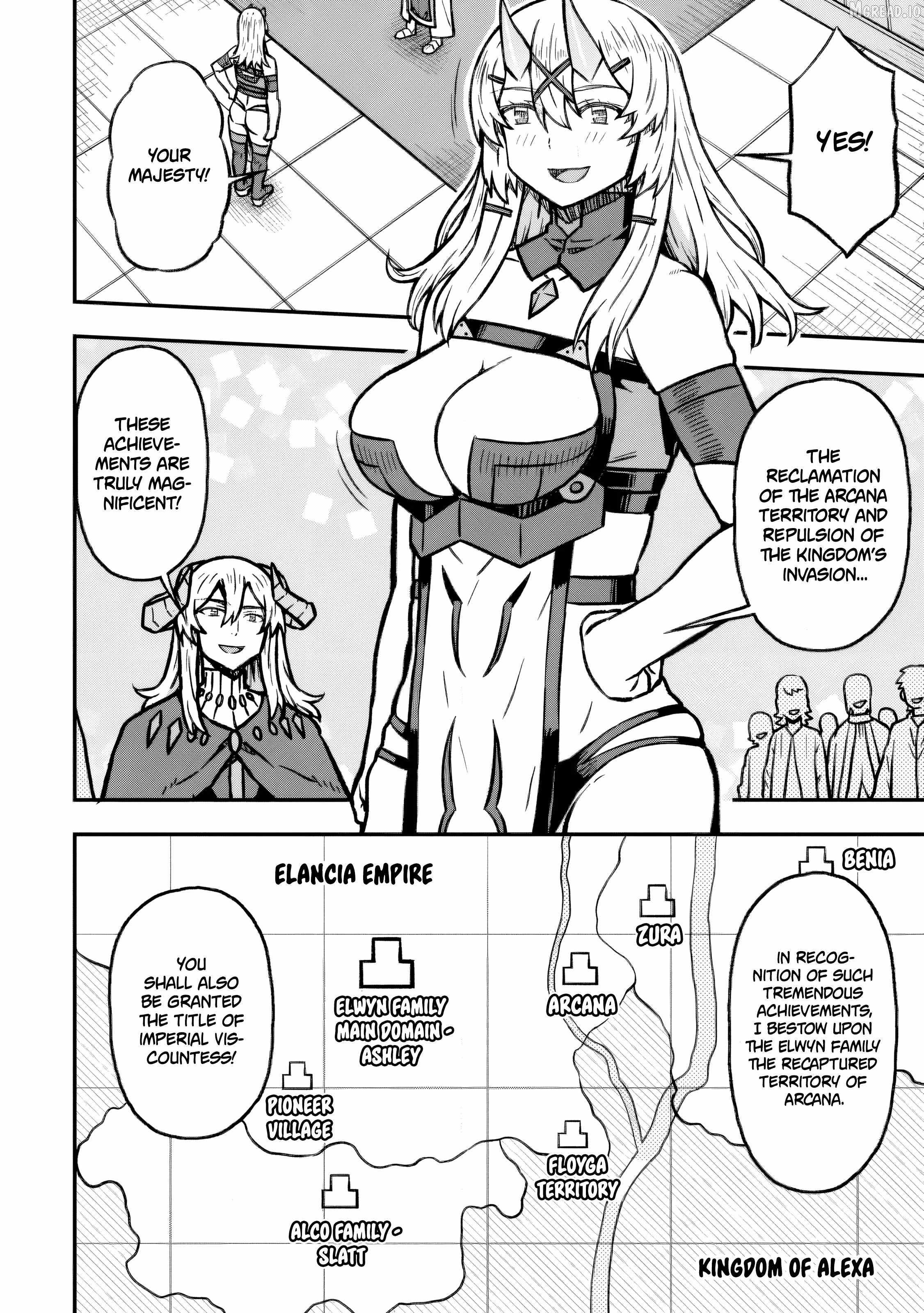 Isekai Saikyou no Yome desu ga, Yoru no Tatakai wa Ore no Hou ga Tsuyoi You desu ~Chiryaku o Ikashite Nariagaru Harem Senki~ Chapter 32-eng-li - Page 11