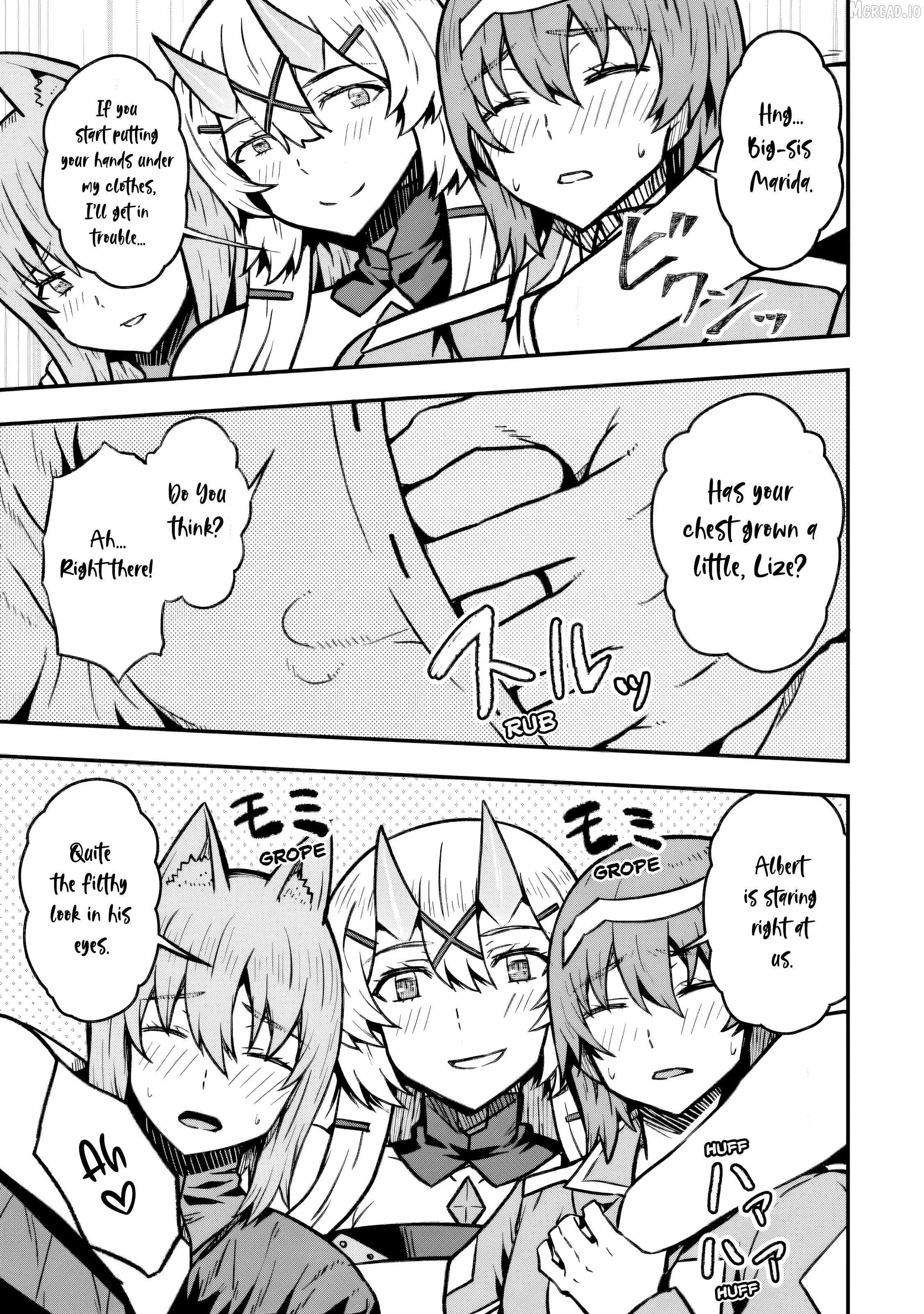 Isekai Saikyou no Yome desu ga, Yoru no Tatakai wa Ore no Hou ga Tsuyoi You desu ~Chiryaku o Ikashite Nariagaru Harem Senki~ Chapter 32-eng-li - Page 4