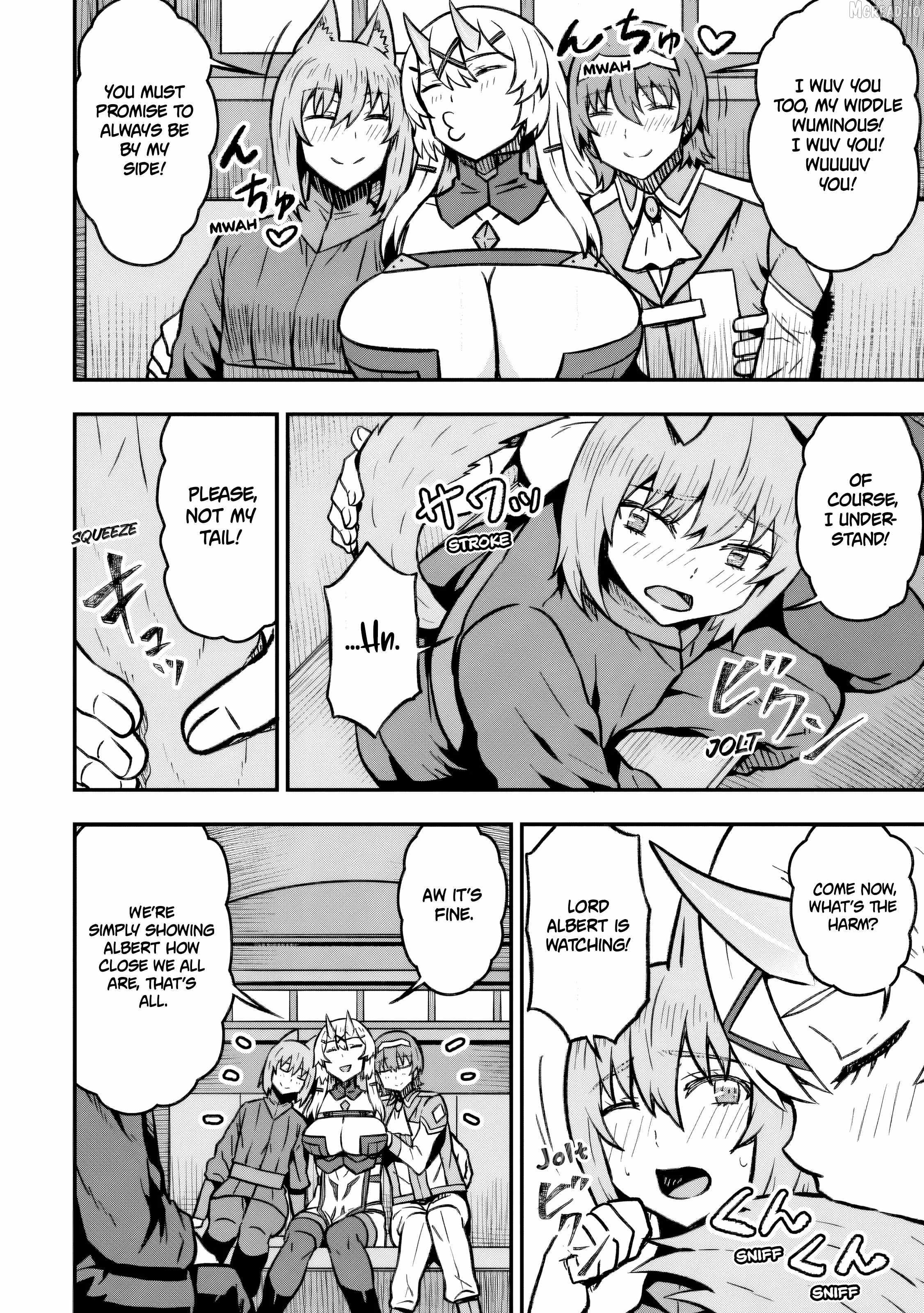 Isekai Saikyou no Yome desu ga, Yoru no Tatakai wa Ore no Hou ga Tsuyoi You desu ~Chiryaku o Ikashite Nariagaru Harem Senki~ Chapter 32-eng-li - Page 3