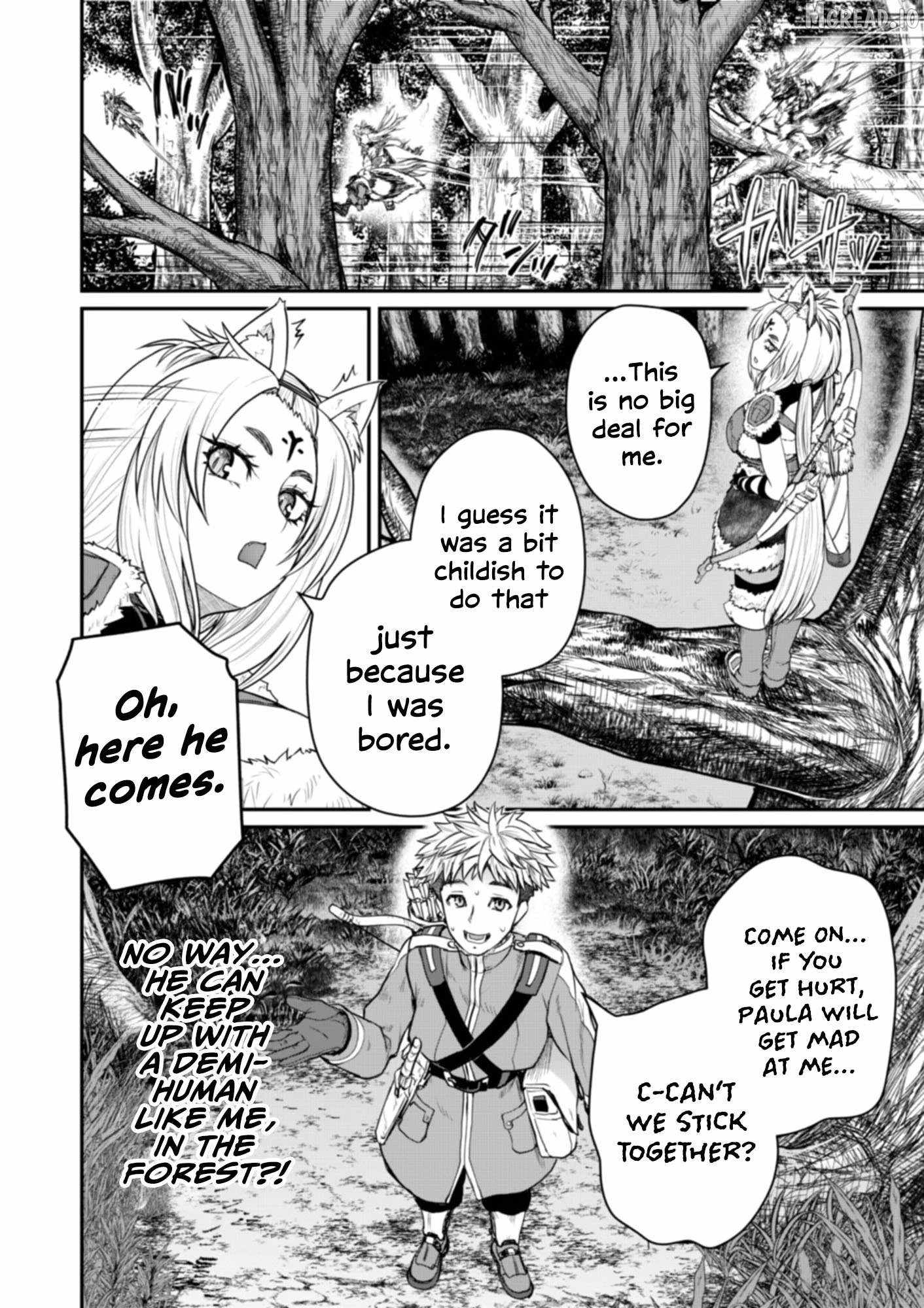 Henkyou no Ofuroya-san, Harem ni naru ~Yamaoku ni Arusabireta Onsen no Kounou ga Chiutosugite Onna Bouken-sha ni Daininkina Ken~ Chapter 6-eng-li - Page 14