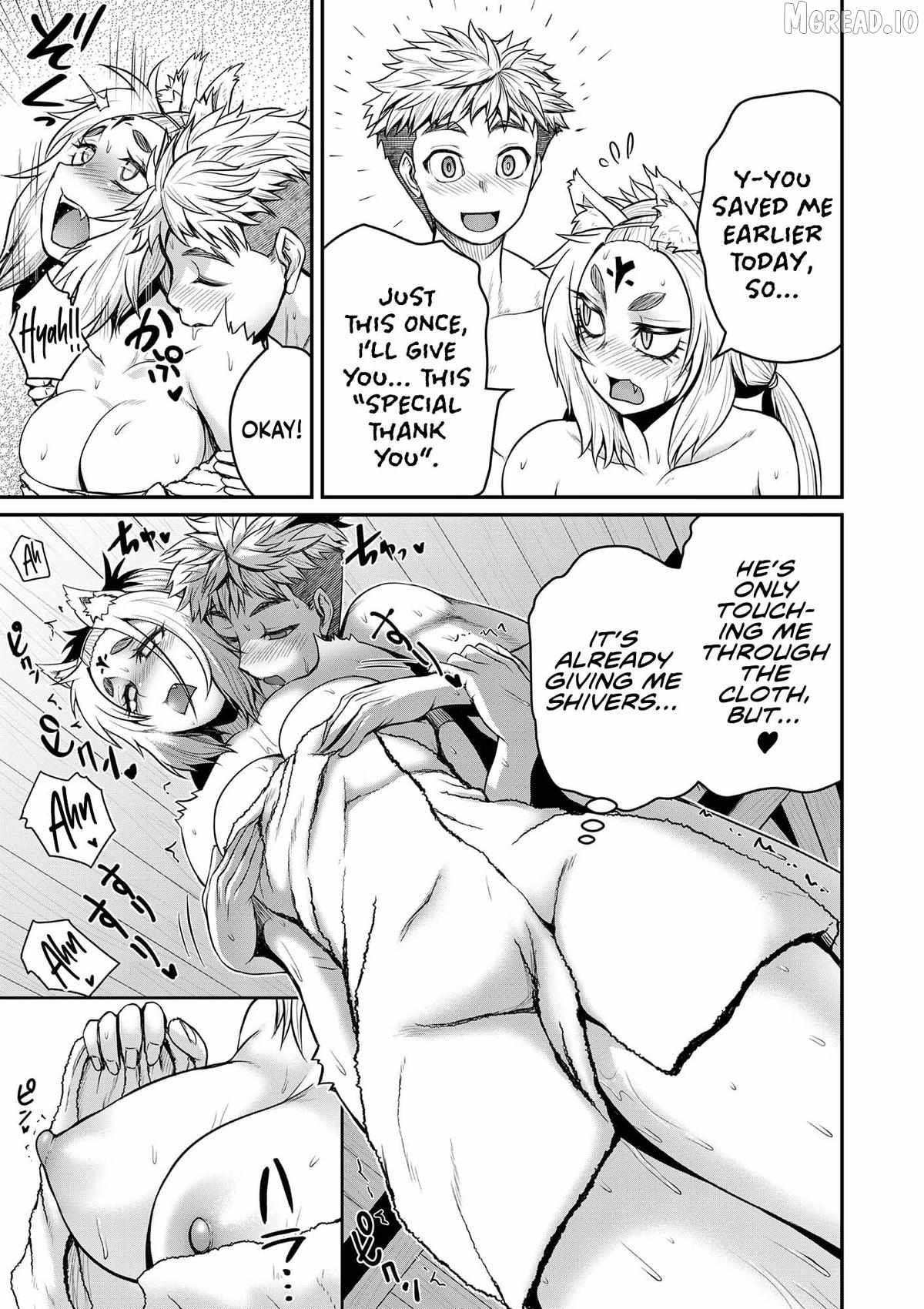 Henkyou no Ofuroya-san, Harem ni naru ~Yamaoku ni Arusabireta Onsen no Kounou ga Chiutosugite Onna Bouken-sha ni Daininkina Ken~ Chapter 8-eng-li - Page 9