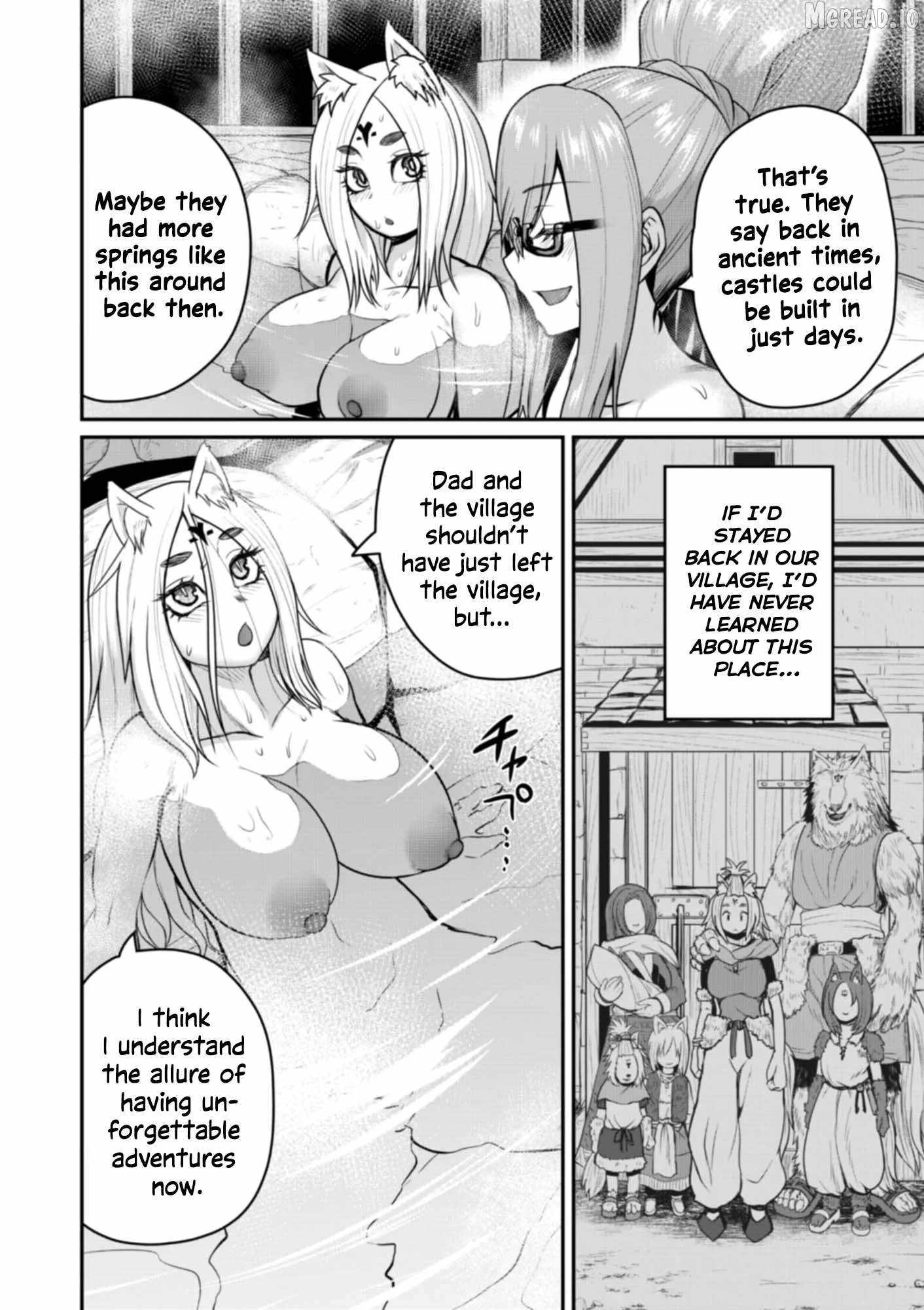 Henkyou no Ofuroya-san, Harem ni naru ~Yamaoku ni Arusabireta Onsen no Kounou ga Chiutosugite Onna Bouken-sha ni Daininkina Ken~ Chapter 7-eng-li - Page 18